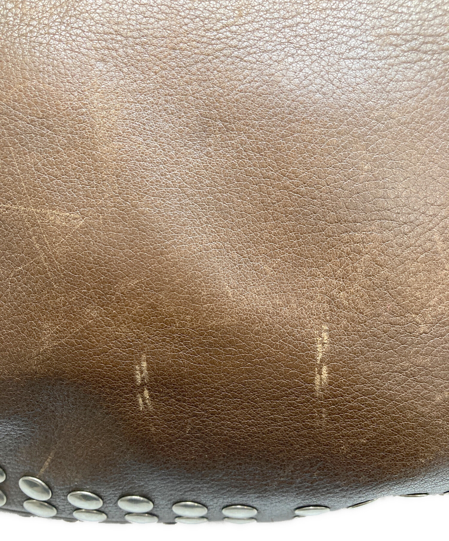 中古・古着通販】MARNI (マルニ) レザーバッグ ブラウン｜ブランド