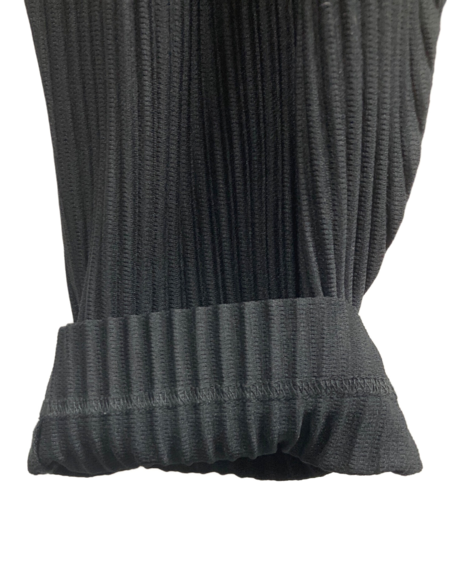 極美品✨HOMME PLISSE プリーツ　ブラック　サルエルパンツ 極美品✨HOMME PLISSE プリーツブラックサルエルパンツ