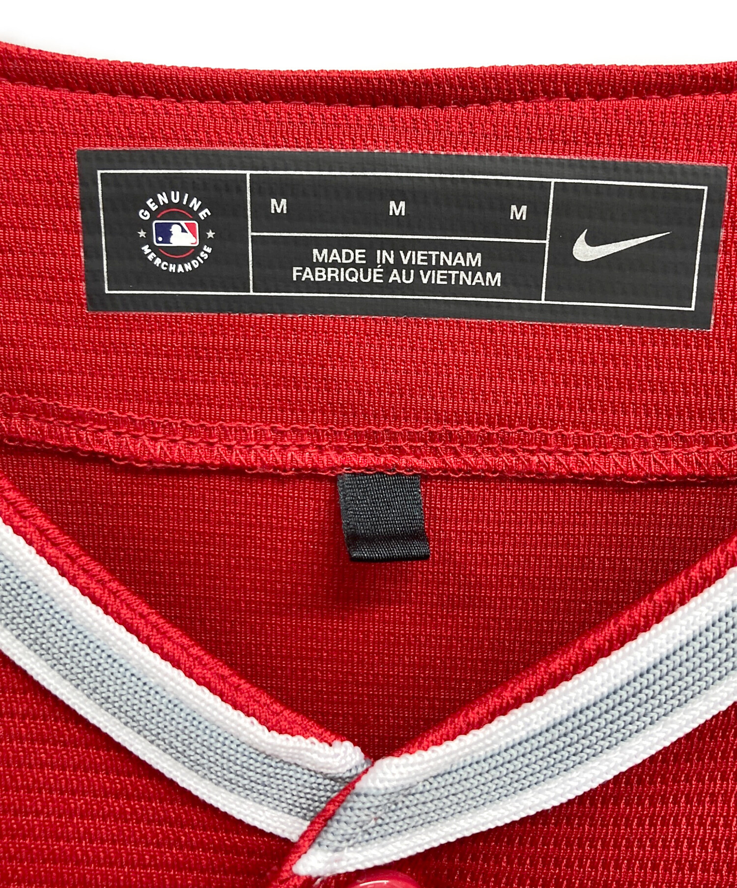 中古・古着通販】NIKE (ナイキ) ゲームシャツ レッド サイズ:M