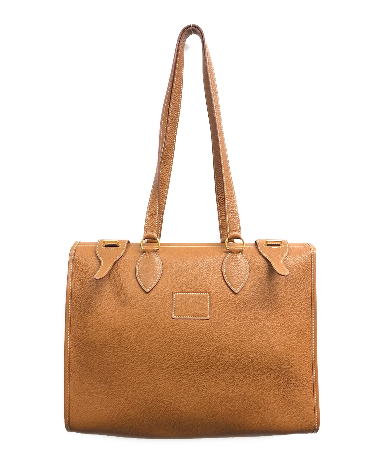 中古・古着通販】HERMES (エルメス) カバ35 ハンドバッグ ブラウン 中古・古着通販】HERMES (エルメス) カバ35 ハンドバッグ ブラウン