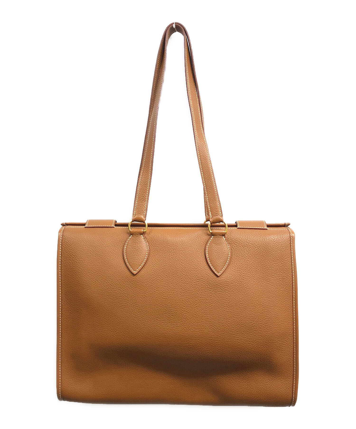 HERMES エルメス ハンドバッグ レディース 【古着】【中古】 中古・古着通販】HERMES (エルメス) カバ35 ハンドバッグ ブラウン