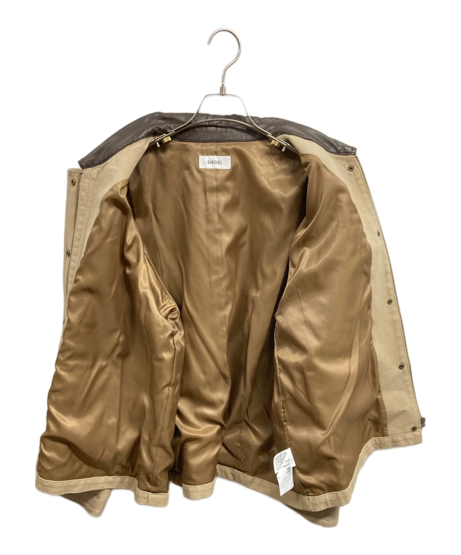 中古・古着通販】Snidel (スナイデル) バリエミドルブルゾン ベージュ