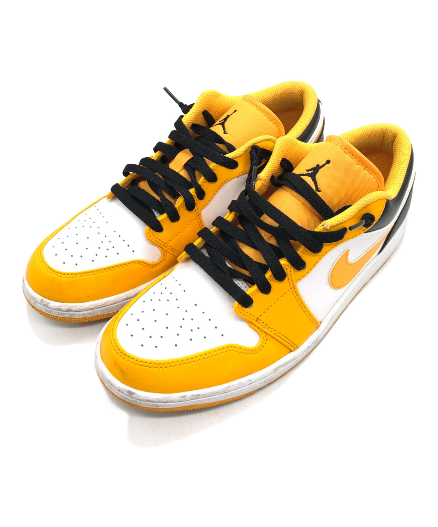 中古・古着通販】NIKE (ナイキ) AIR JORDAN 1 LOW イエロー サイズ:US9 