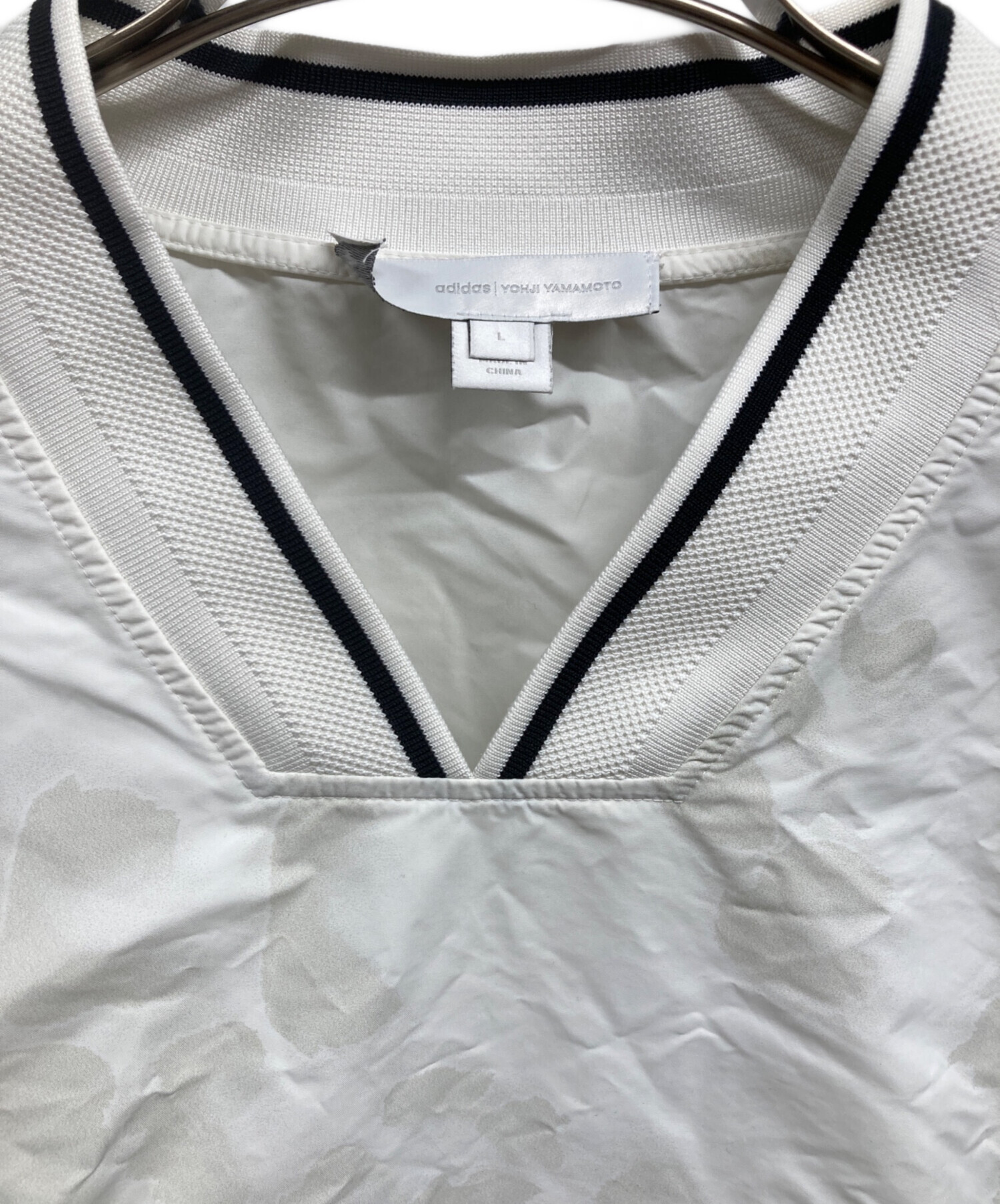 中古・古着通販】Y-3 (ワイスリー) U 3 STRIPES LS TEE ホワイト