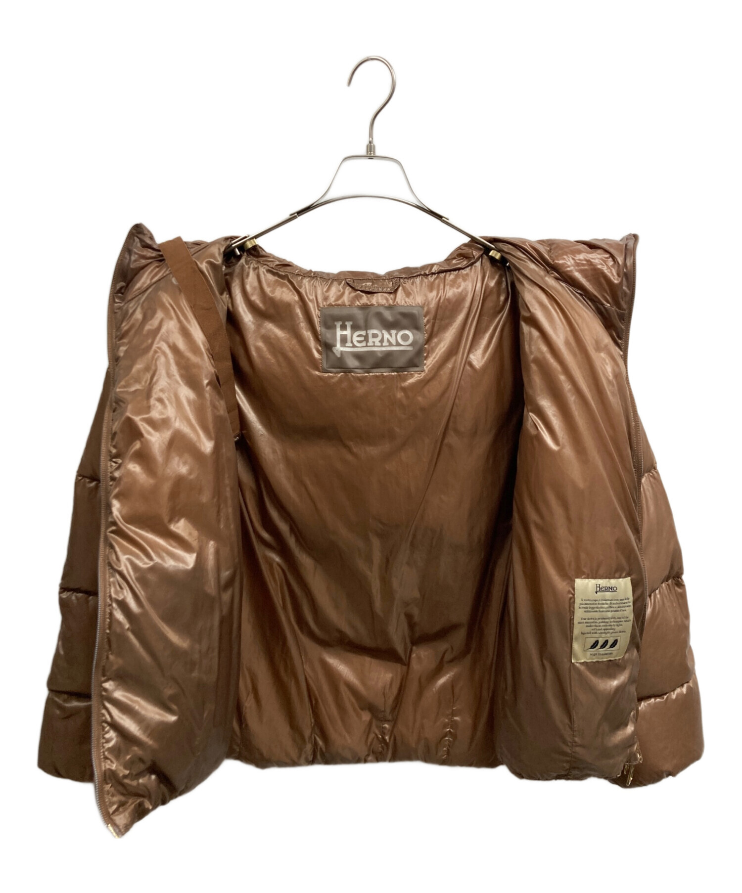 中古・古着通販】HERNO (ヘルノ) フーデッド ショート ダウン