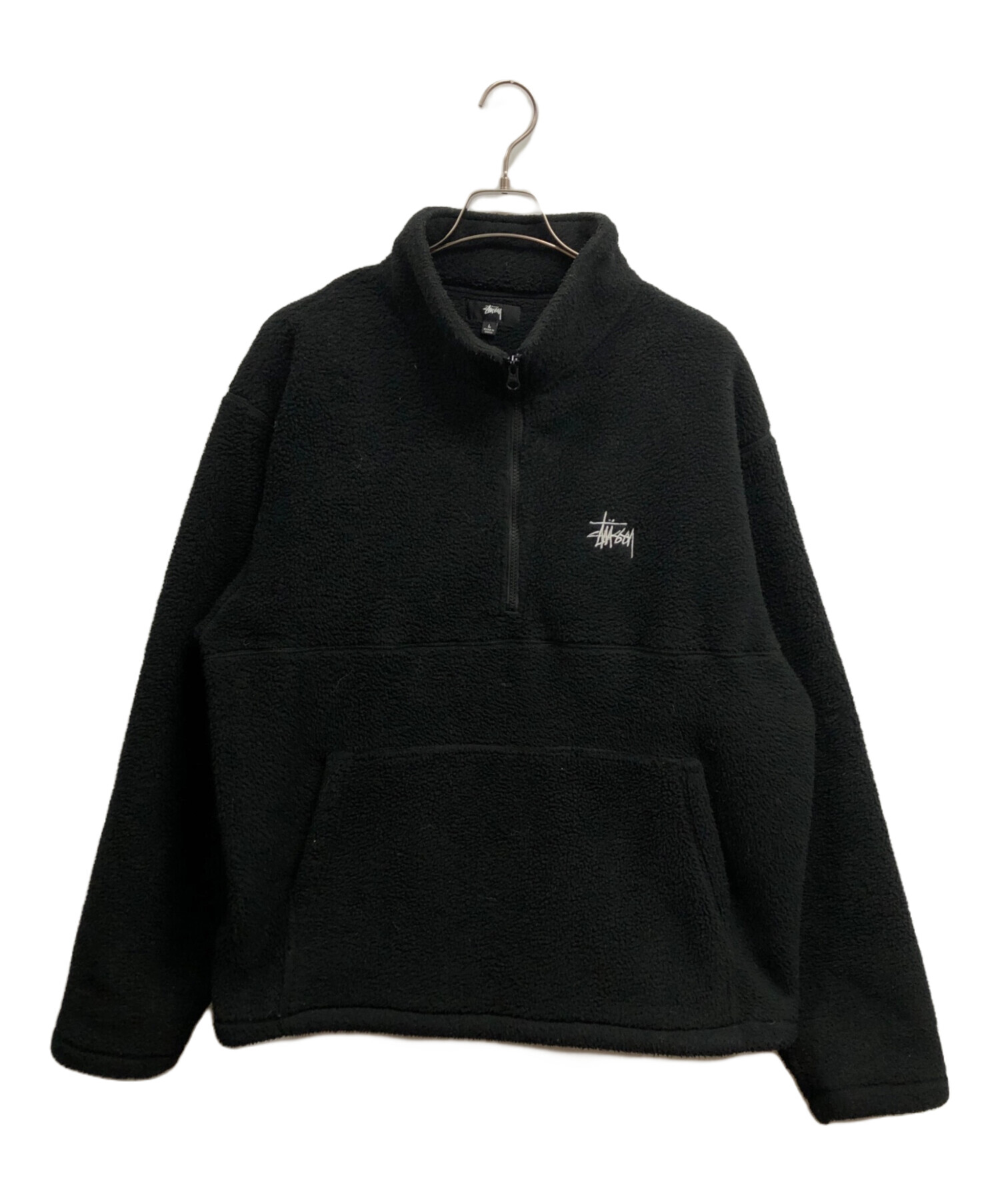 STUSSY ハーフジップ 中古・古着通販】stussy (ステューシー) ハーフジップフリースプル