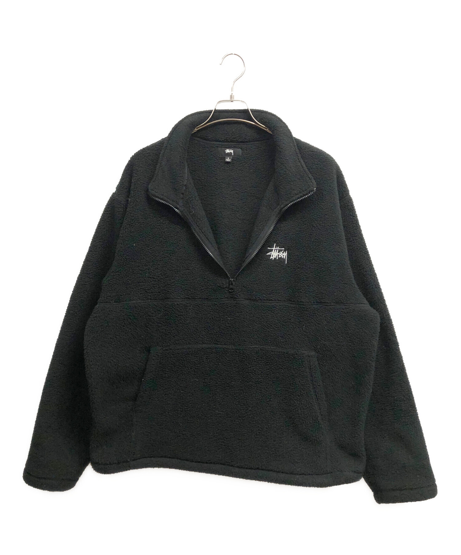 中古・古着通販】stussy (ステューシー) ハーフジップフリースプル