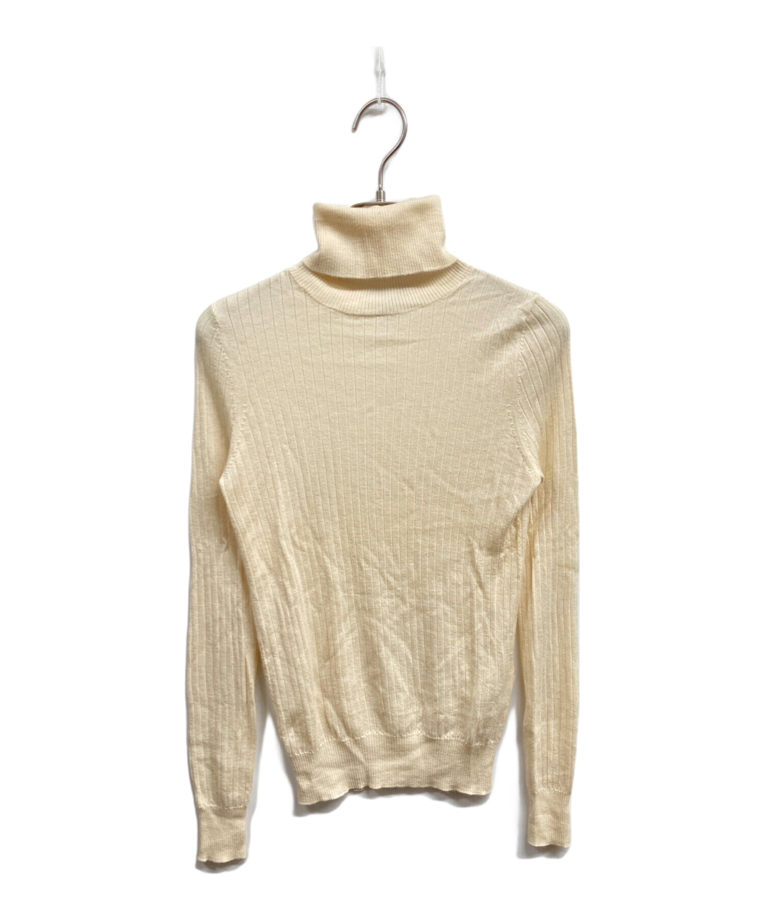 中古・古着通販】Drawer (ドゥロワー) 8G カシミヤシルクリブタートル