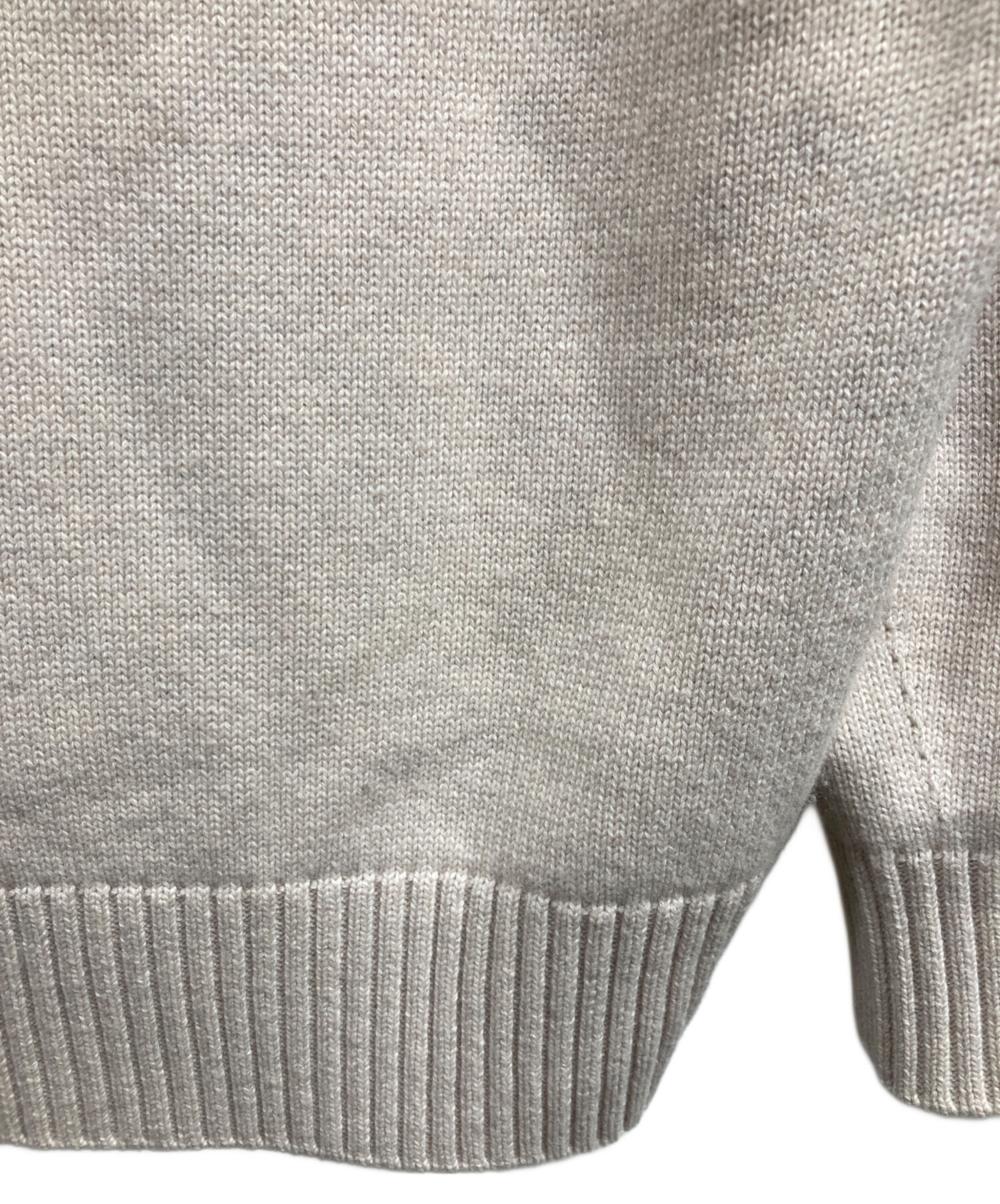 中古・古着通販】DRAWER (ドゥロワー) 7G天竺編みVネックプルオーバー