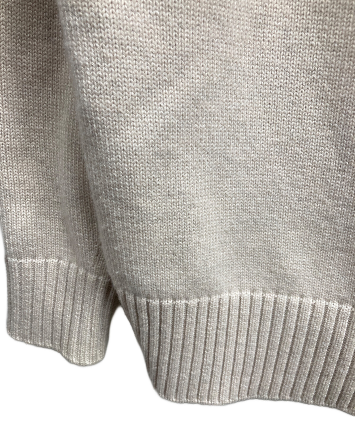 中古・古着通販】DRAWER (ドゥロワー) 7G天竺編みVネックプルオーバー