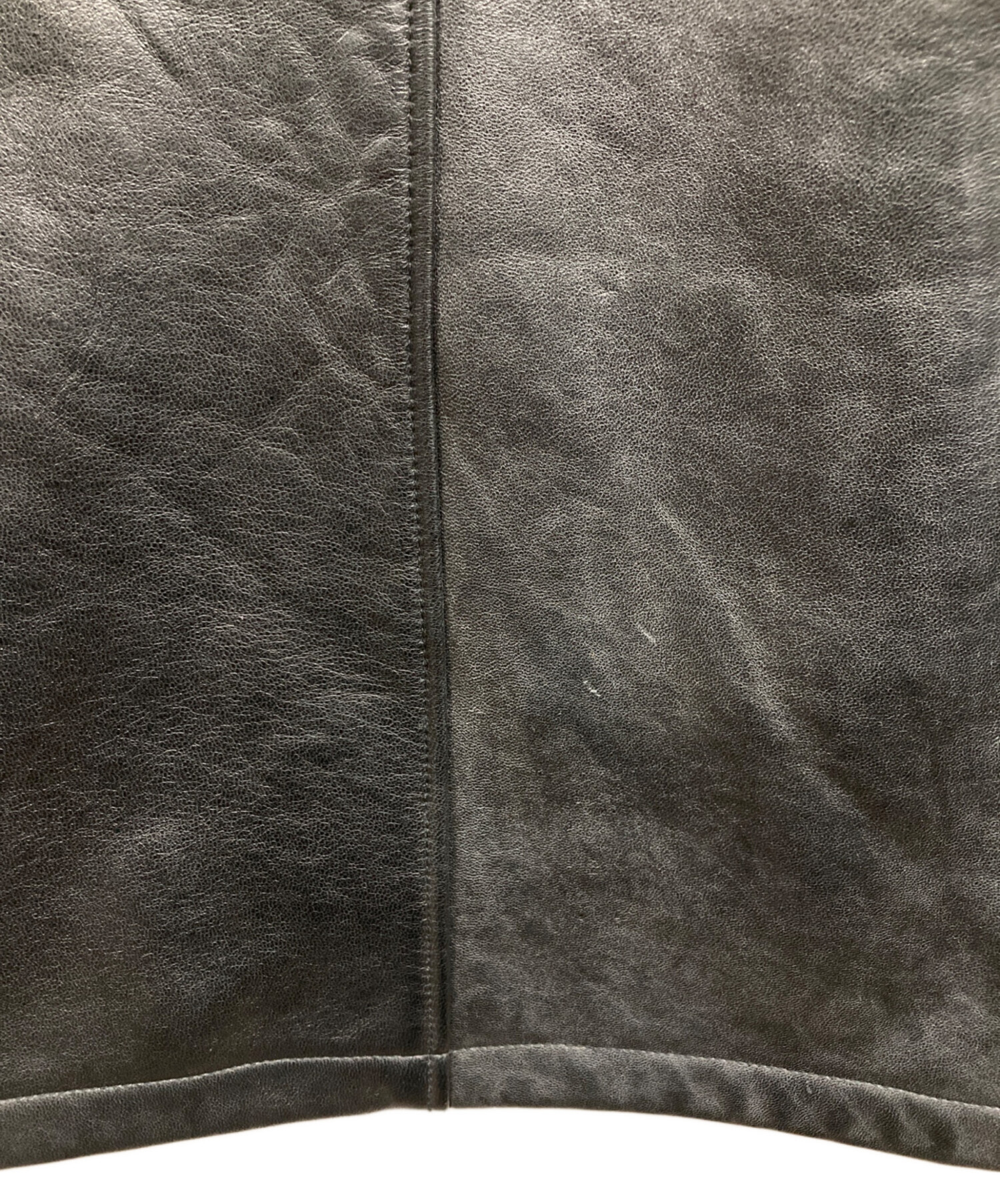 中古・古着通販】J.CREW (ジェイクルー) レザージャケット ブラック