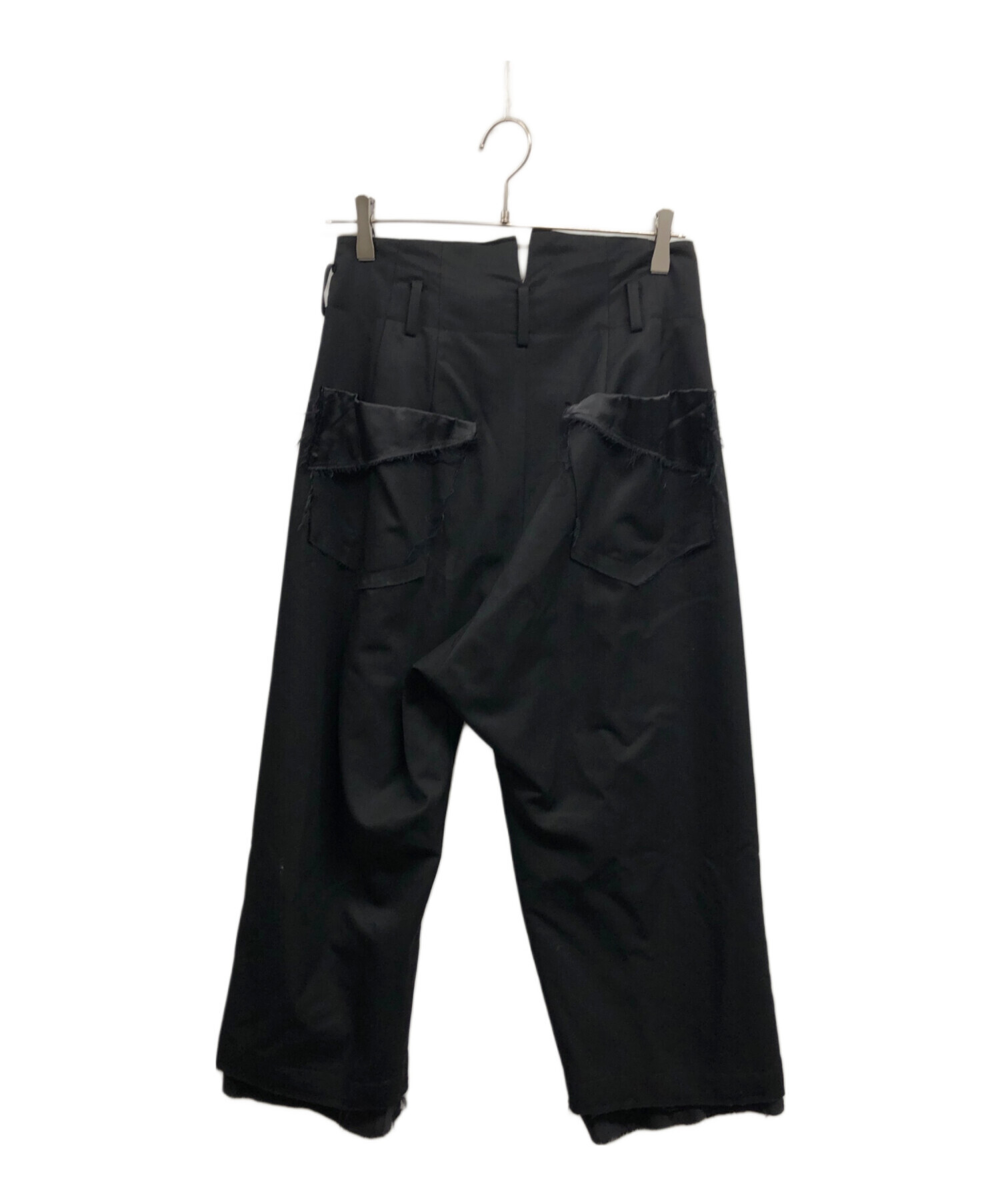 中古・古着通販】sulvam (サルバム) ウールスラックス ブラック サイズ