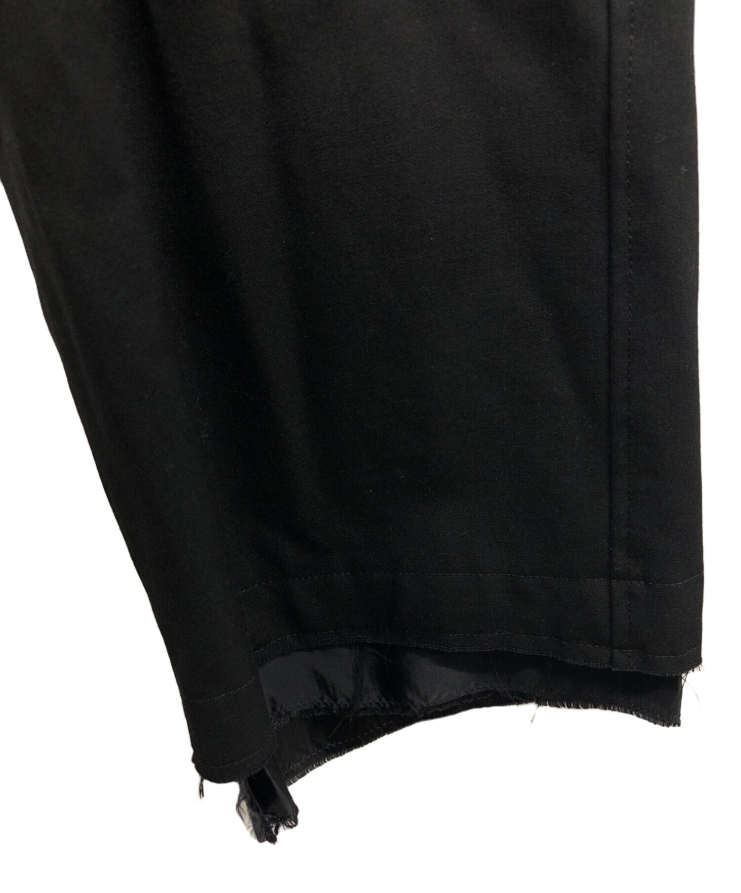 中古・古着通販】sulvam (サルバム) ウールスラックス ブラック サイズ