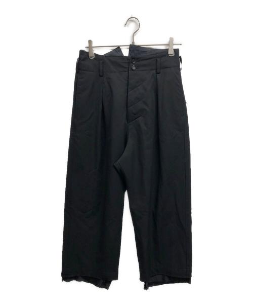 中古・古着通販】sulvam (サルバム) ウールスラックス ブラック サイズ