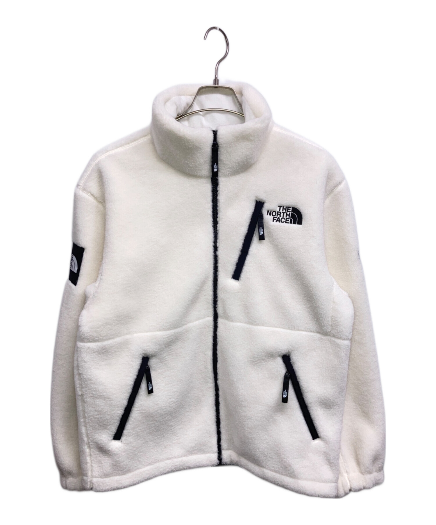ノースフェイス リモ フリース ジャケット 95 Ｍサイズ アイボリー系 古着 中古・古着通販】THE NORTH FACE (ザ ノース フェイス) RIMO FLEECE