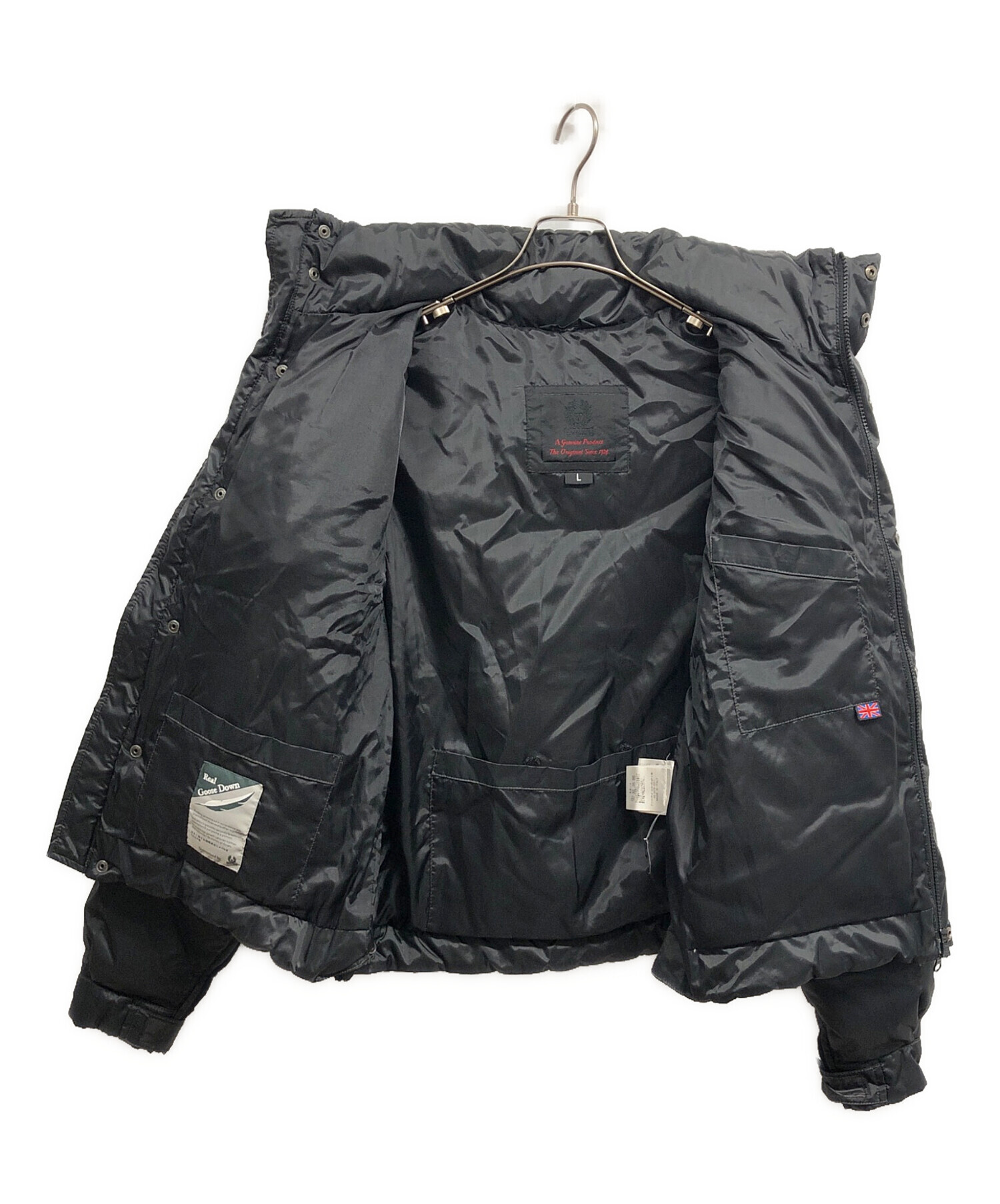 値下げ‼️レディースブラックブラウンBELSTAFFダウンジャケット サイズ40 中古・古着通販】BELSTAFF (ベルスタッフ) ダウンジャケット ブラック