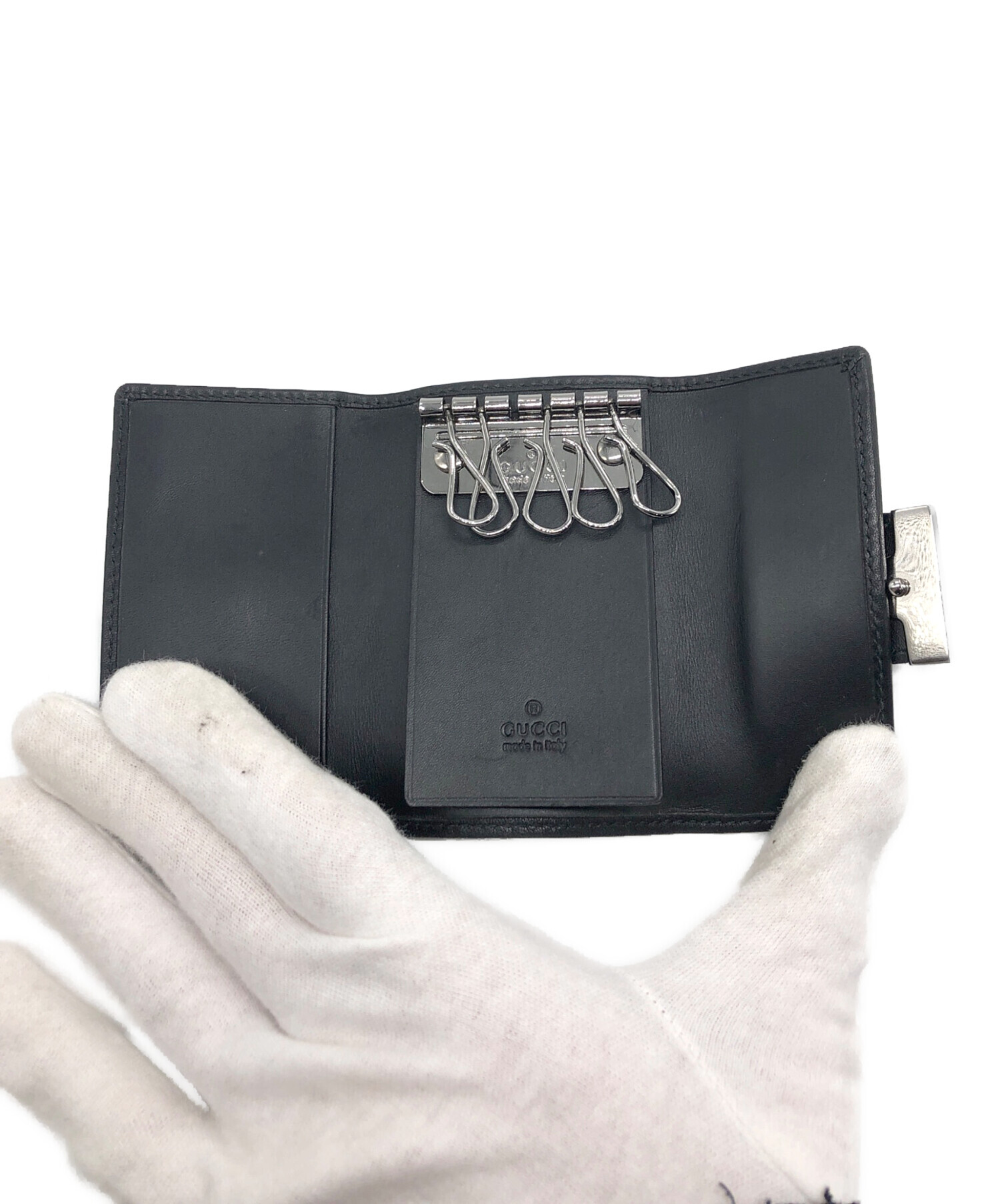 中古・古着通販】GUCCI (グッチ) キーケース ブラック｜ブランド・古着