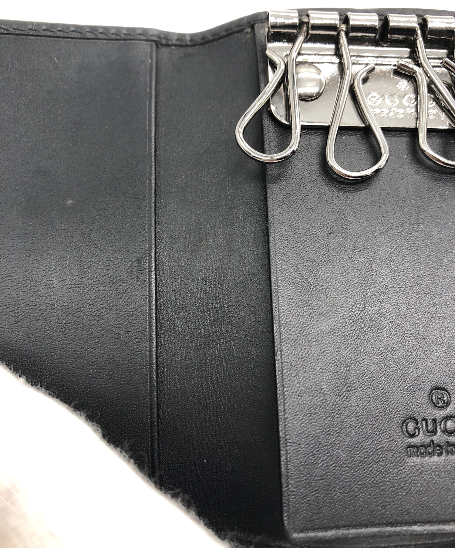 GUCCI　キーケース　メンズ　未使用品 中古・古着通販】GUCCI (グッチ) キーケース ブラック｜ブランド・古着