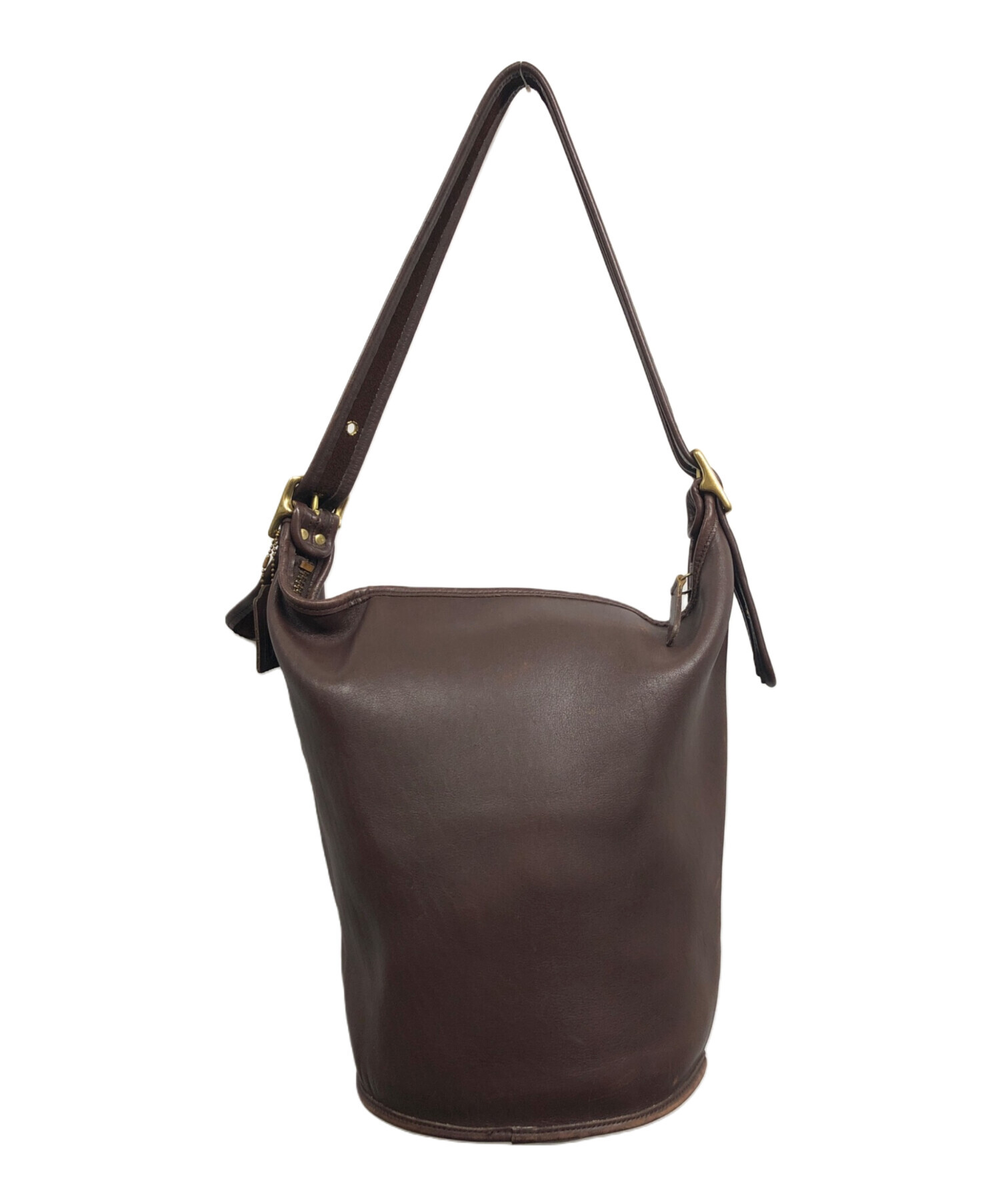 old coach ブラウン レザー ショルダーバッグ オールドコーチ COACH ブラウン レザー ショルダーバッグ レディース