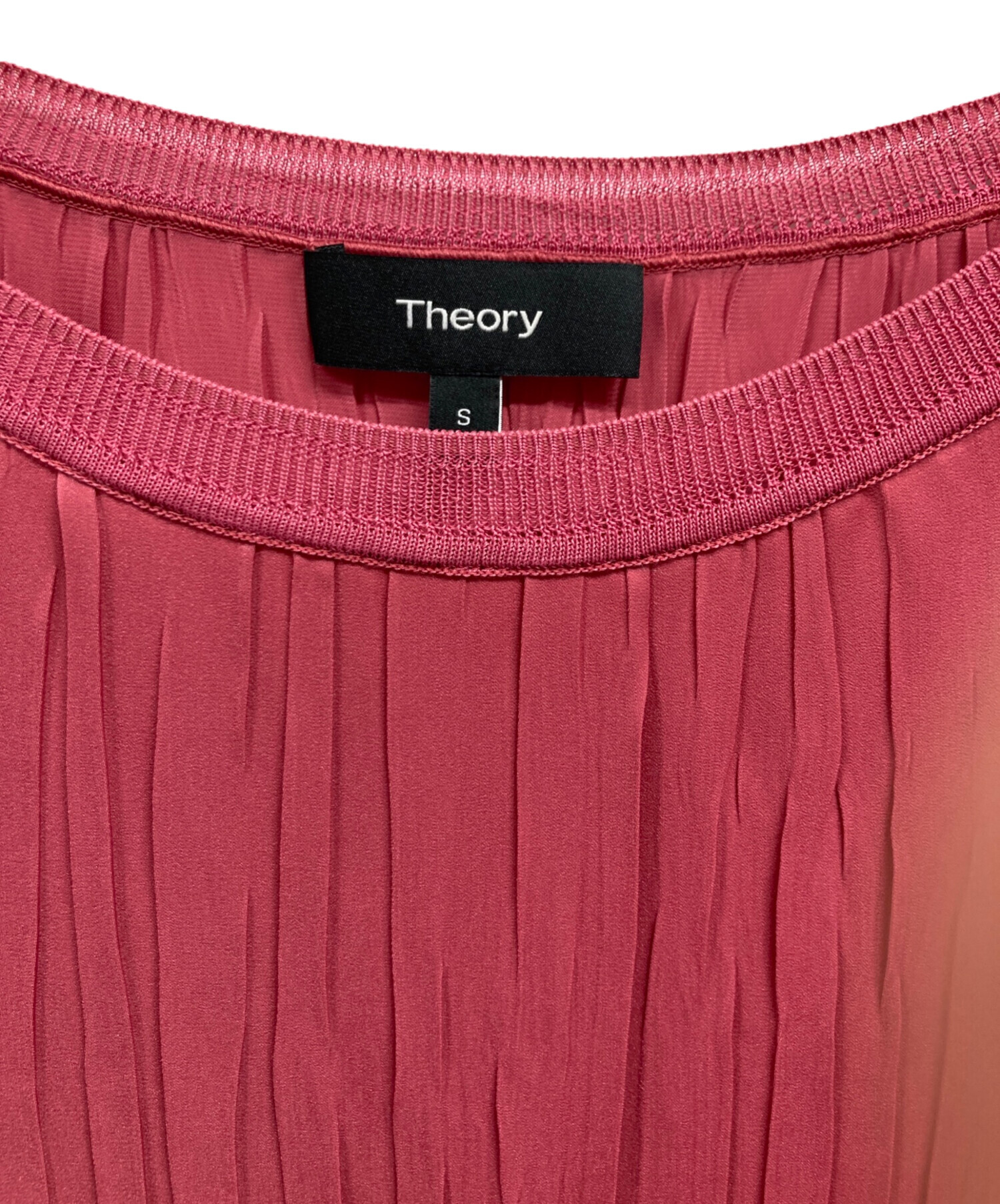 中古・古着通販】theory (セオリー) ノースリーブプリーツワンピース