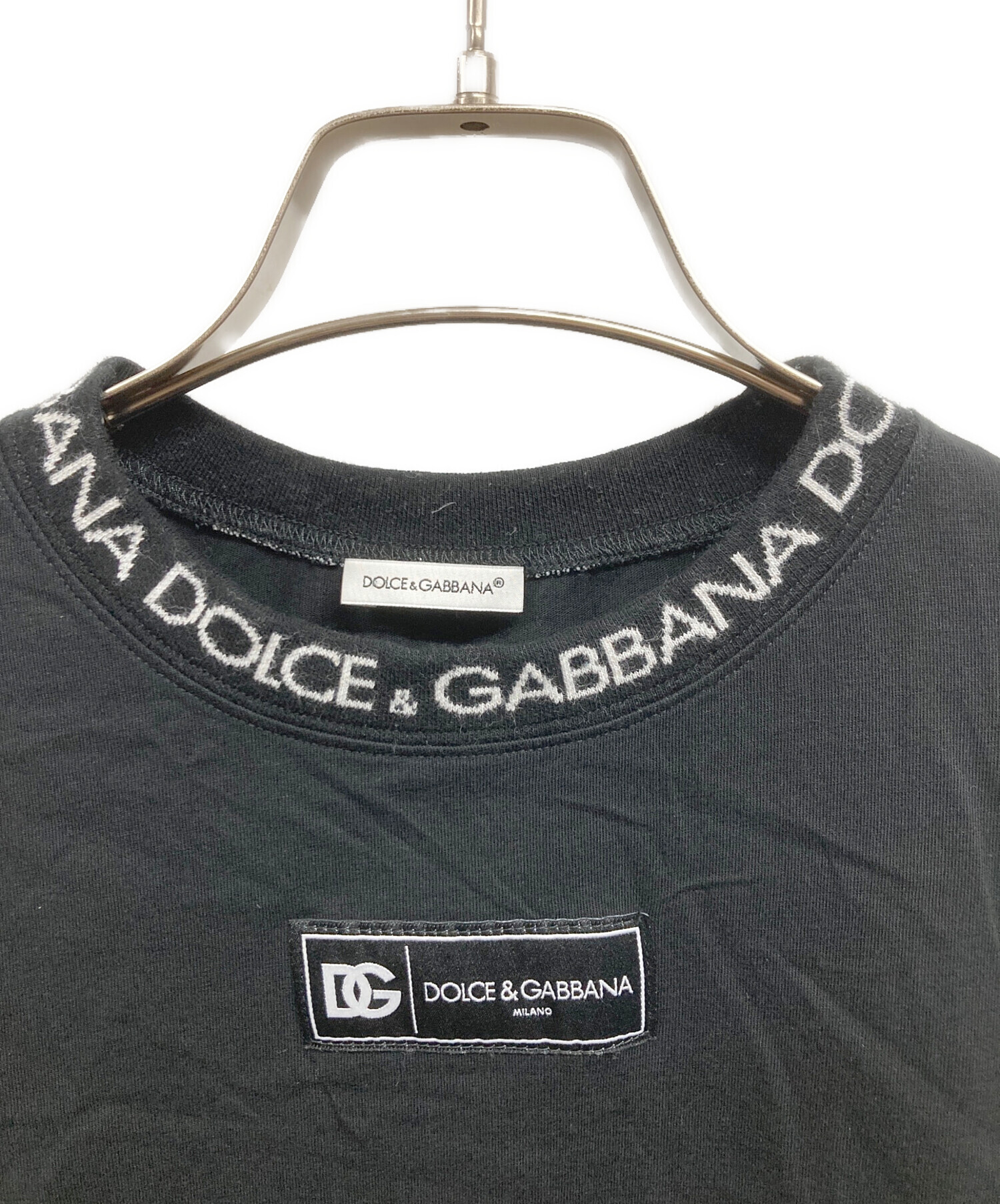 中古・古着通販】DOLCE & GABBANA (ドルチェ＆ガッバーナ) ロゴTシャツ 