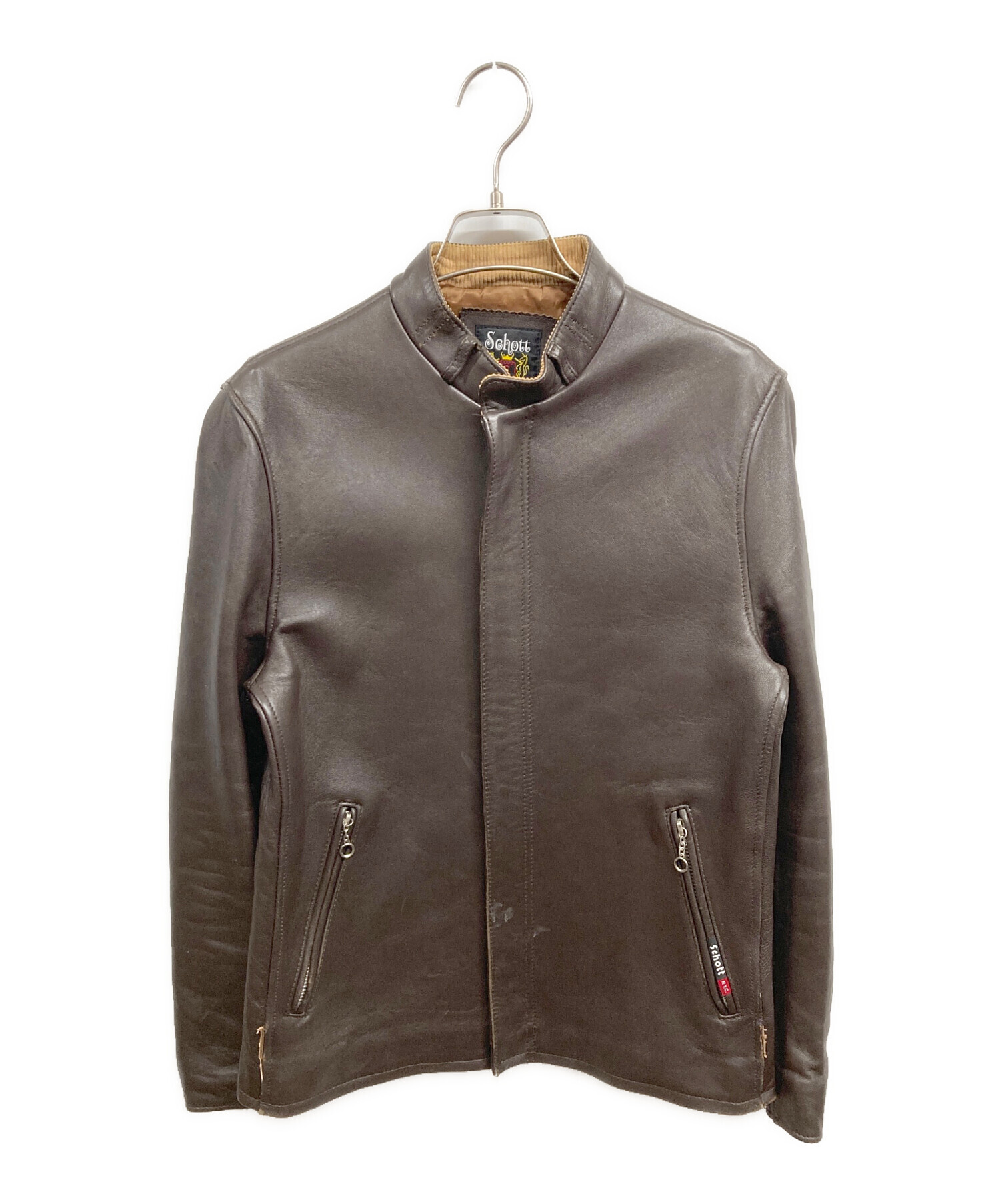 中古・古着通販】Schott (ショット) シングルライダースジャケット