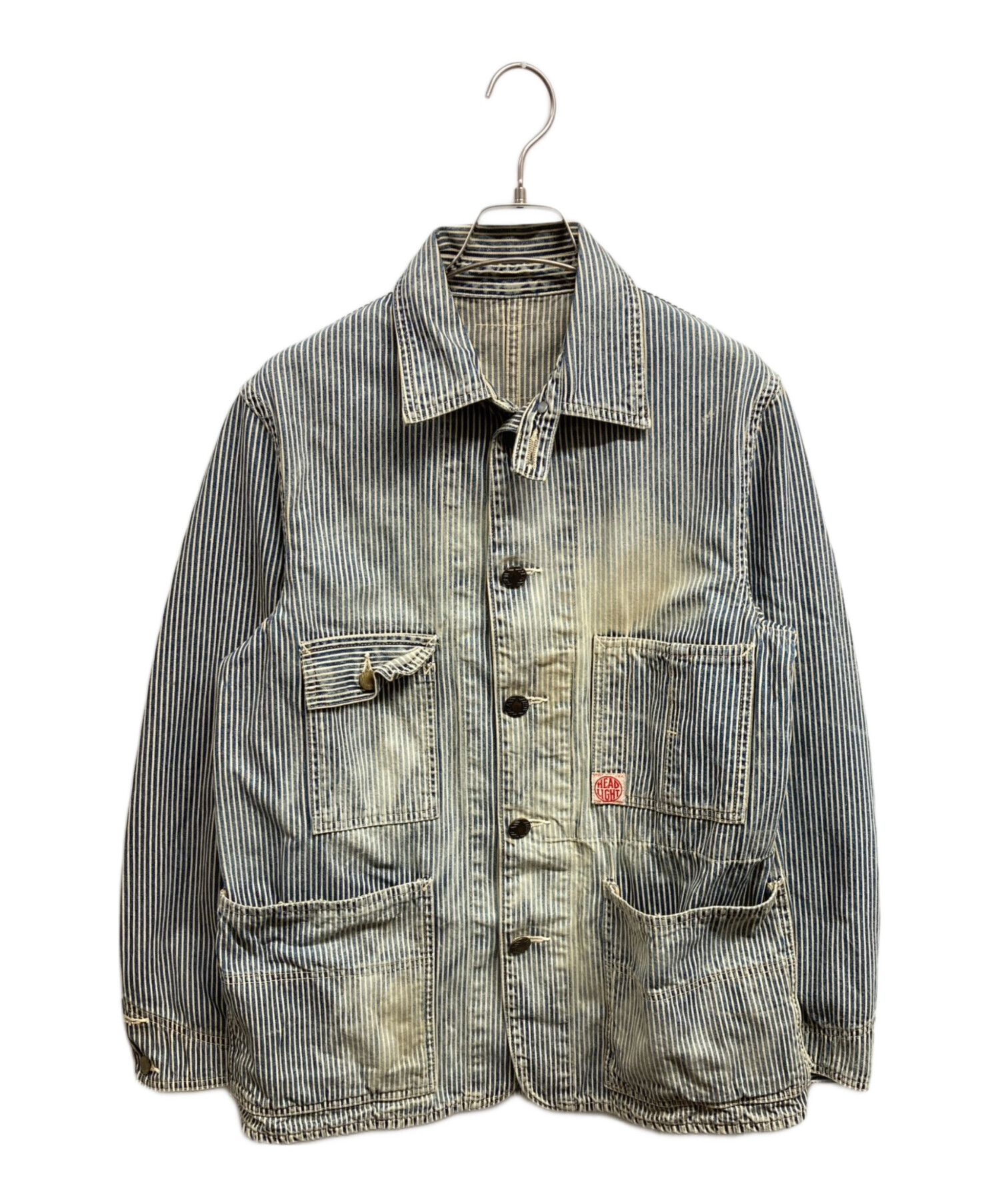 中古・古着通販】HEADLIGHT (ヘッドライト) カバーオール ネイビー