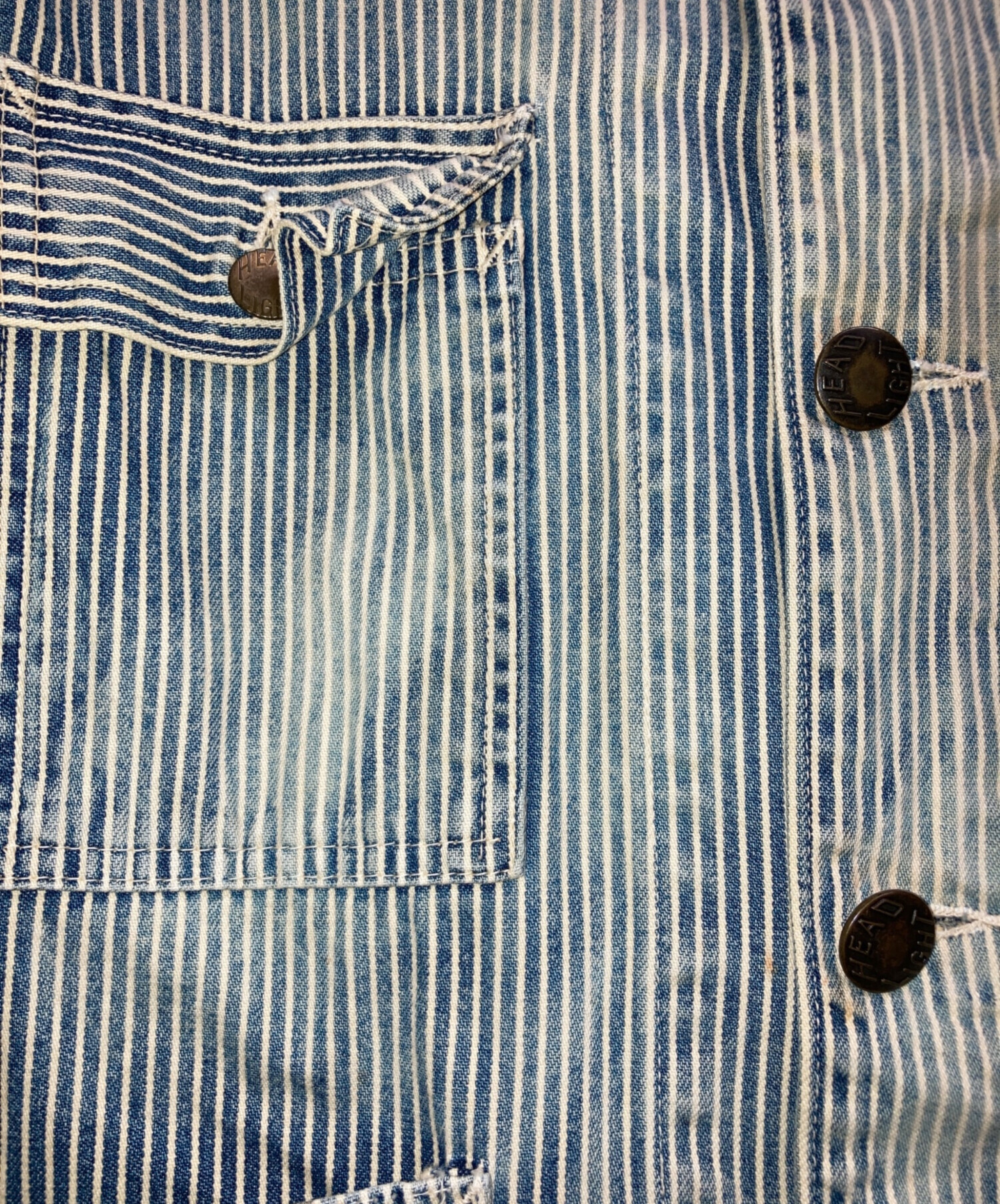 中古・古着通販】HEADLIGHT (ヘッドライト) カバーオール ネイビー