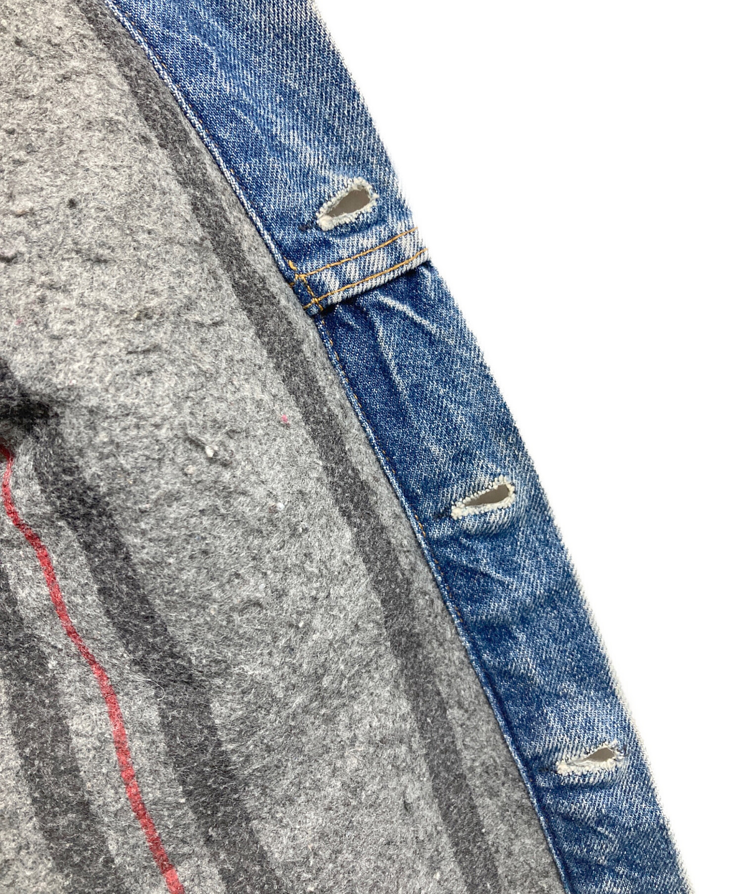 中古・古着通販】LEVI'S (リーバイス) 70506裏ブランケットデニム