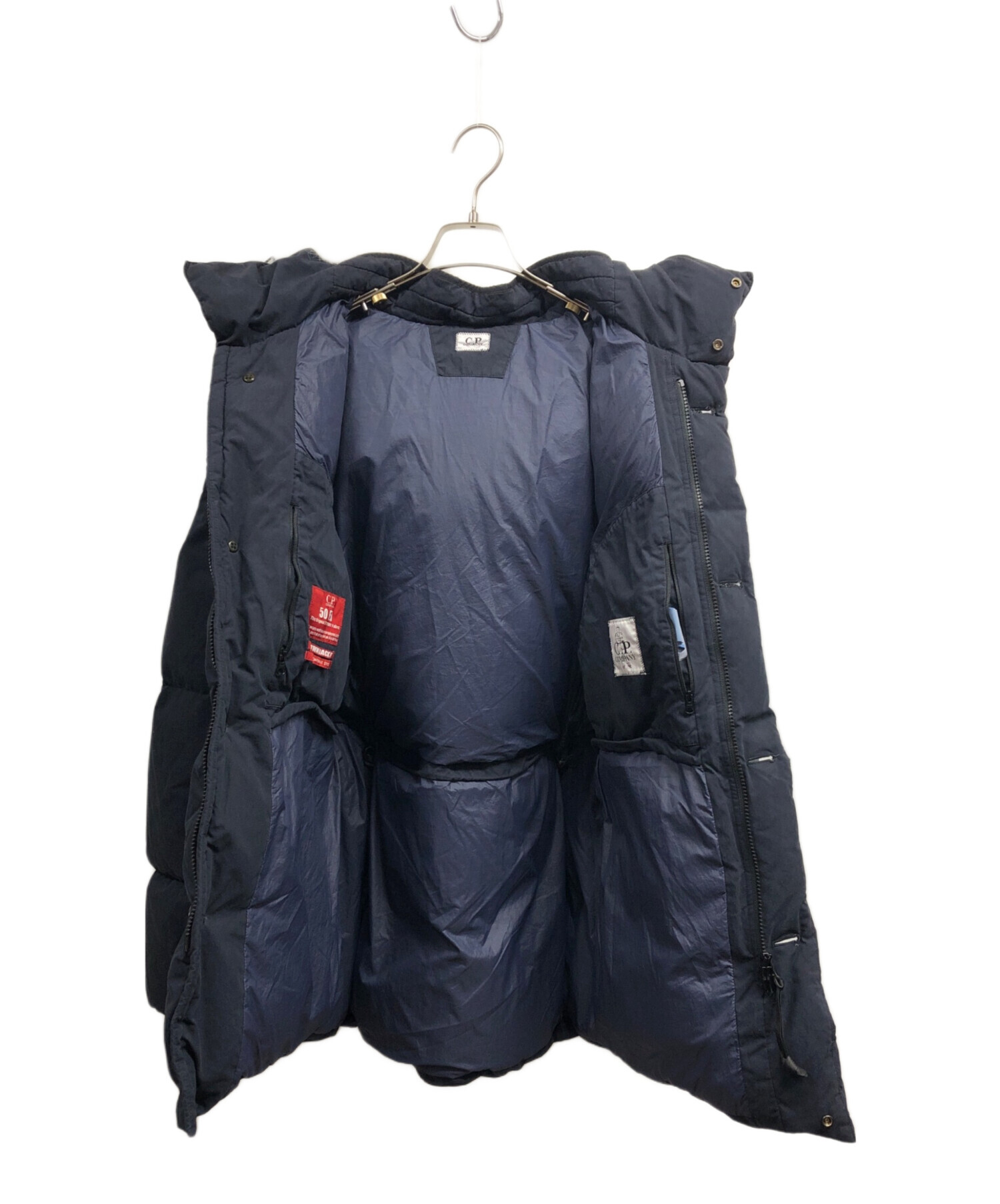 CP COMPANY ネイビー ダウンジャケット 新品タグ付き 中古・古着通販】C.P COMPANY (シーピーカンパニー) ダウンジャケット