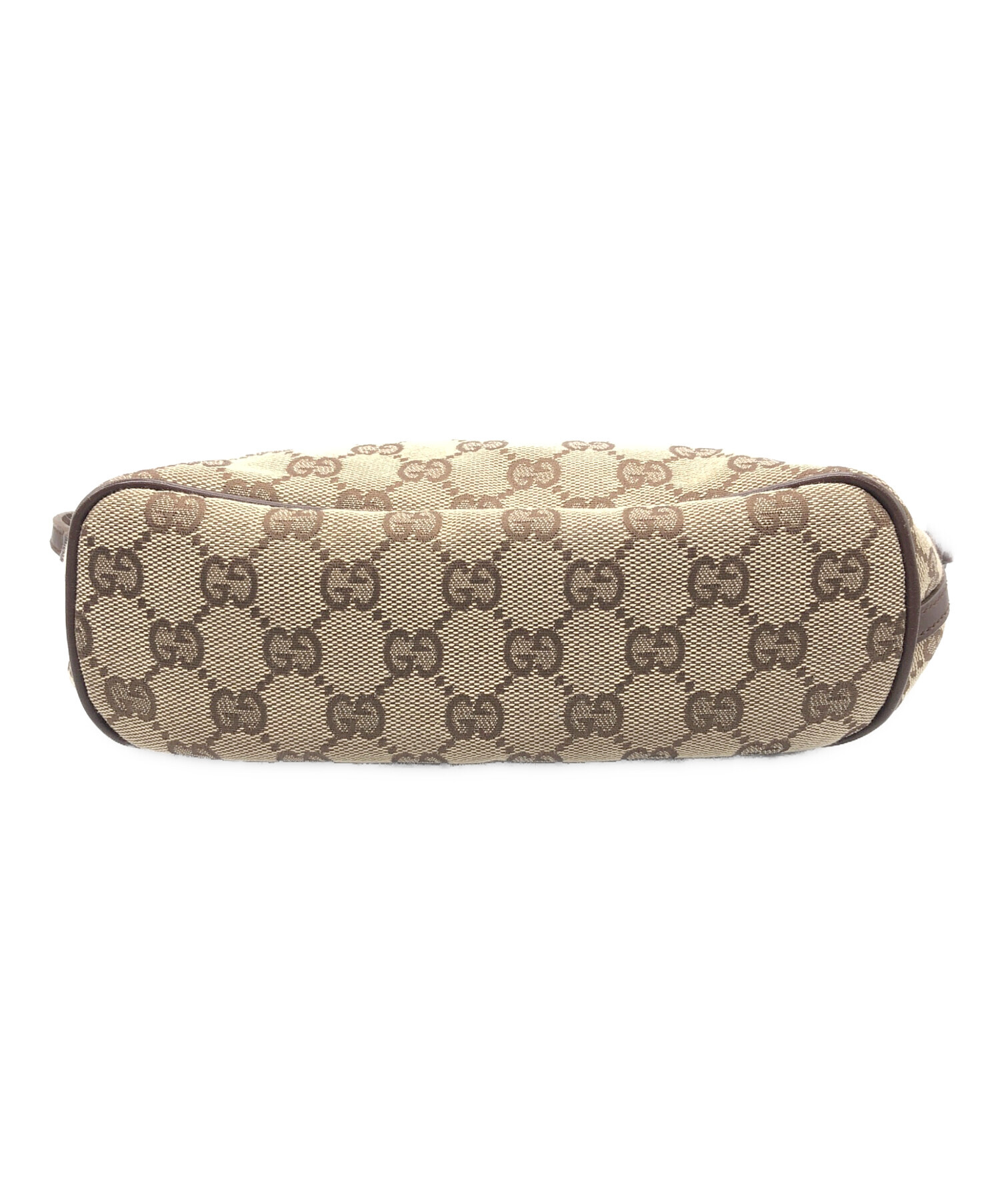 中古・古着通販】GUCCI (グッチ) GGキャンバス レザー ハンドバッグ