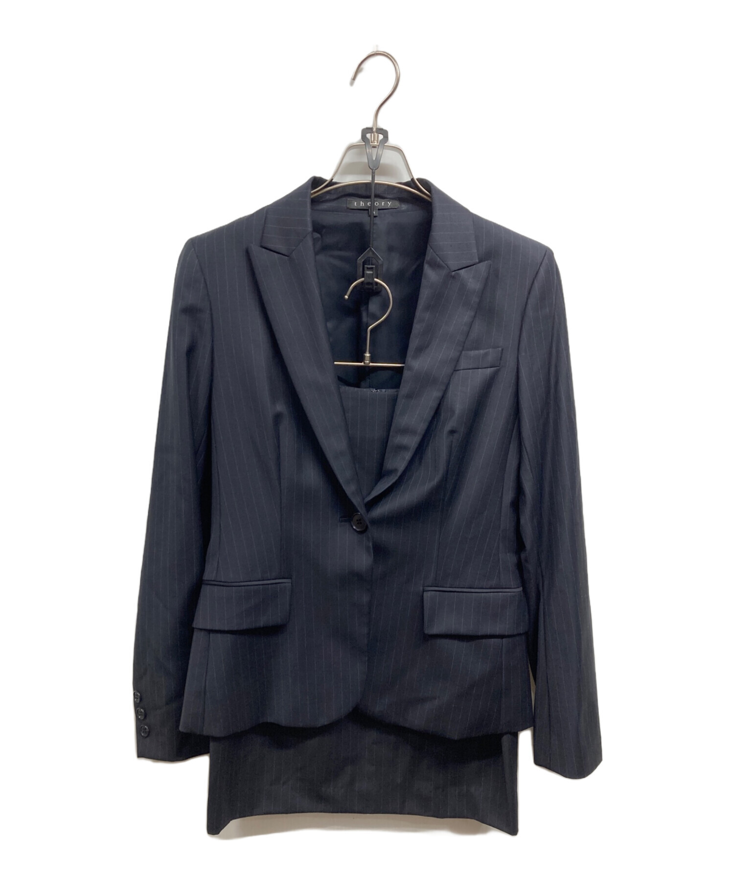 中古・古着通販】theory (セオリー) セットアップスーツ ネイビー