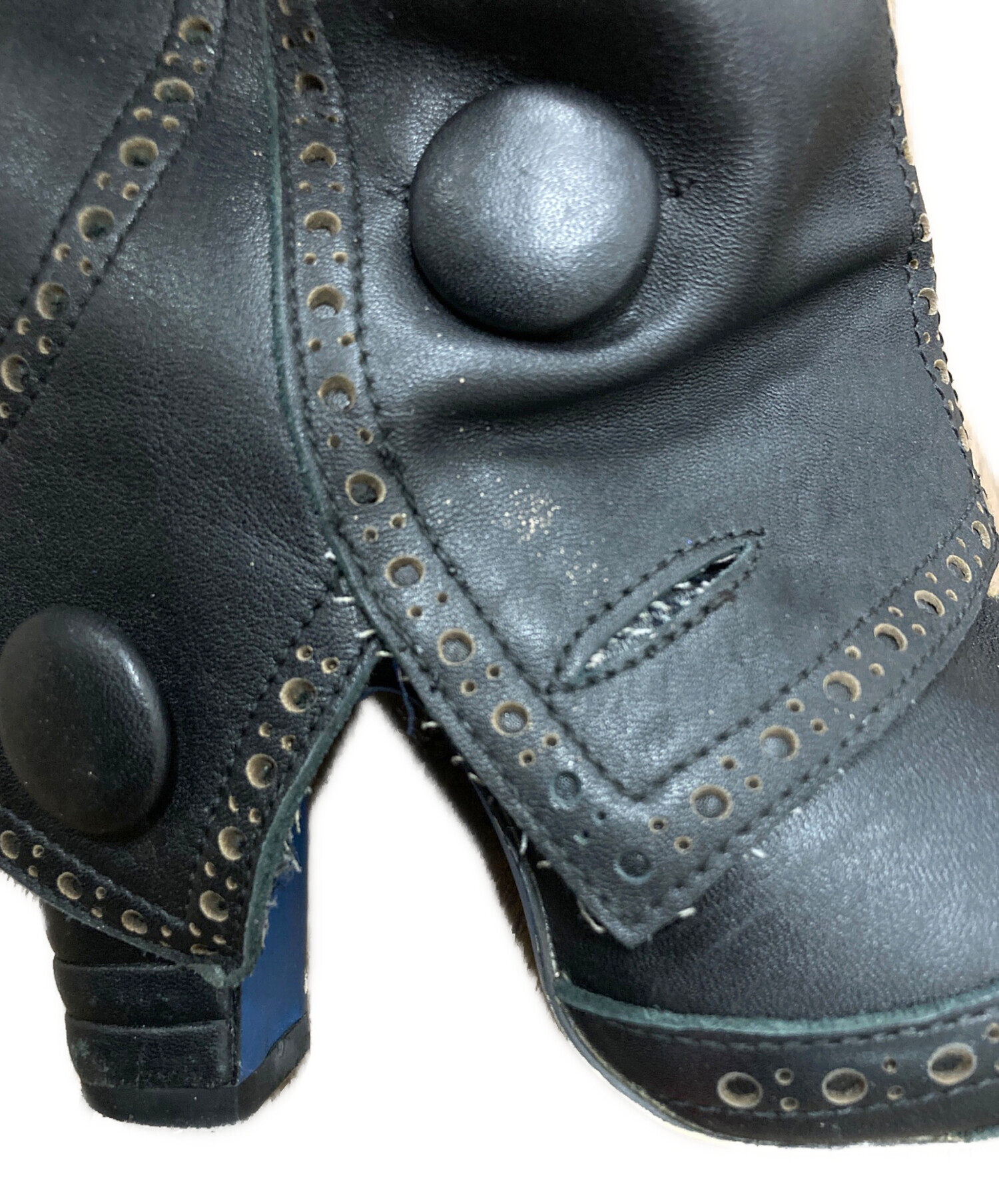 Irregular Choice ブラック ロングブーツ 中古・古着通販】IRREGULAR CHOICE (イレギュラーチョイス) ロング