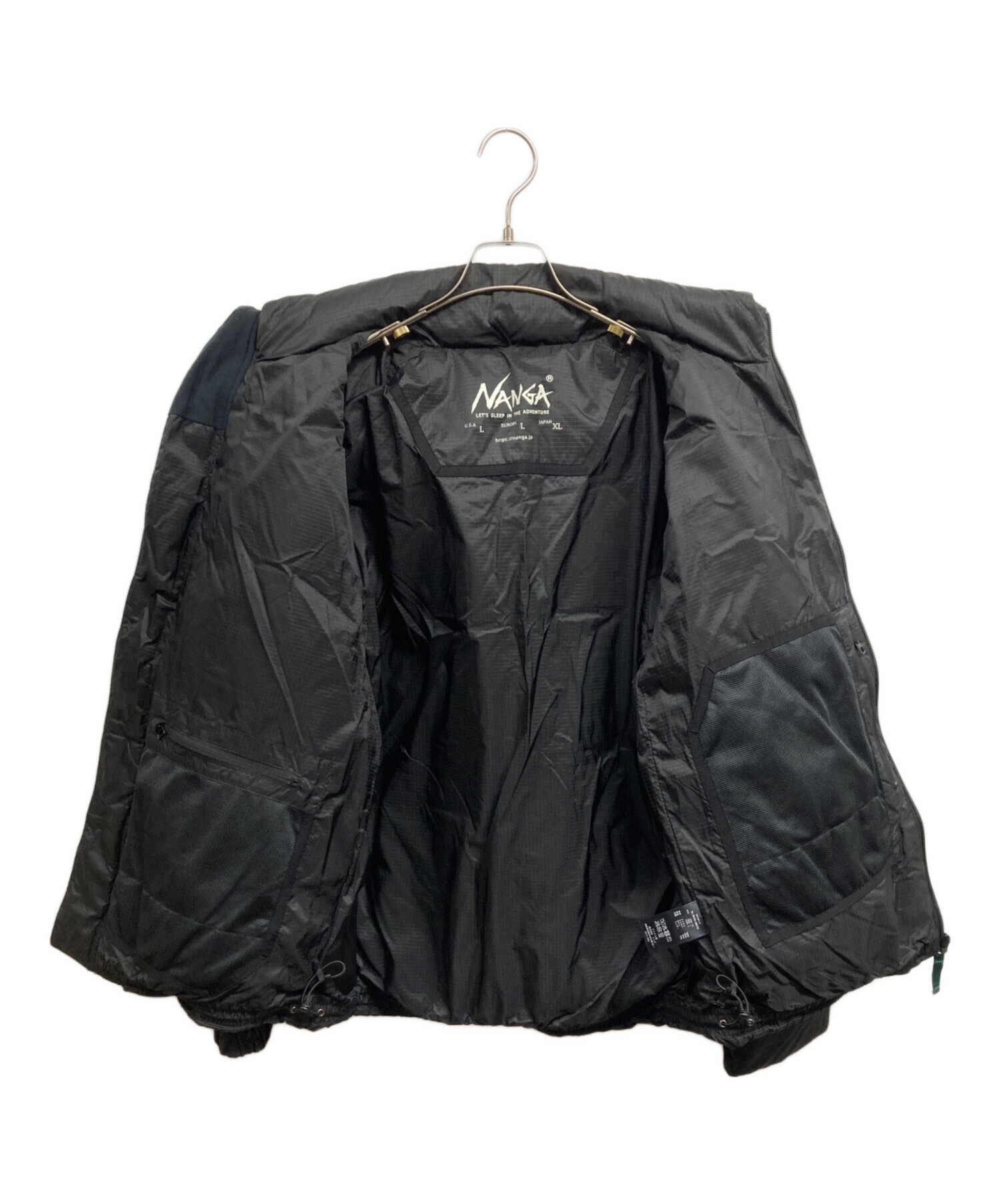 中古・古着通販】NANGA (ナンガ) MAZENO RIDGE JACKET ブラック サイズ