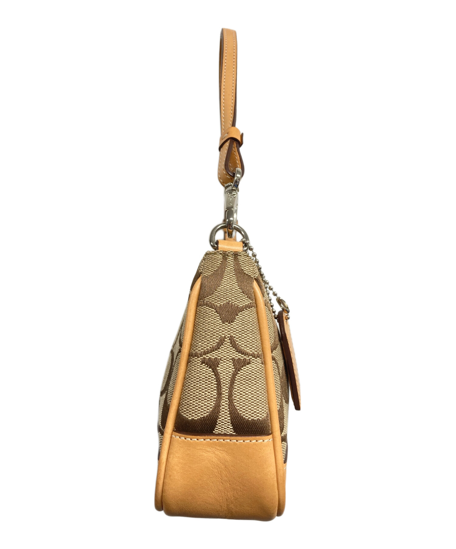 中古・古着通販】COACH (コーチ) シグネチャー ミニハンドバッグ