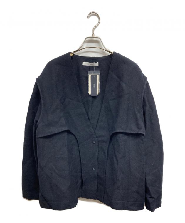 中古・古着通販】archi (アーキ) ノーカラージャケット ブラック 