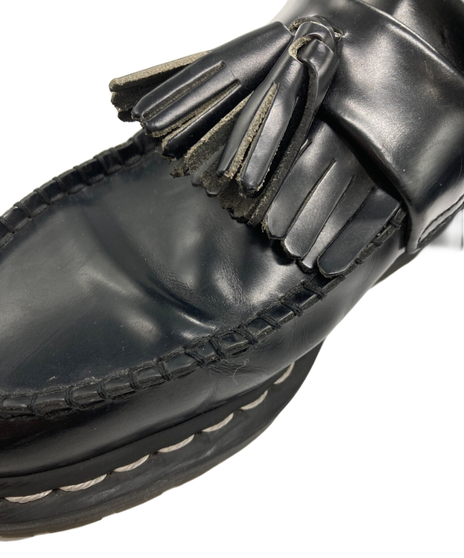 Dr. Martens ブラックフリンジローファーUK5 中古・古着通販】Dr.Martens (ドクターマーチン) タッセルローファー