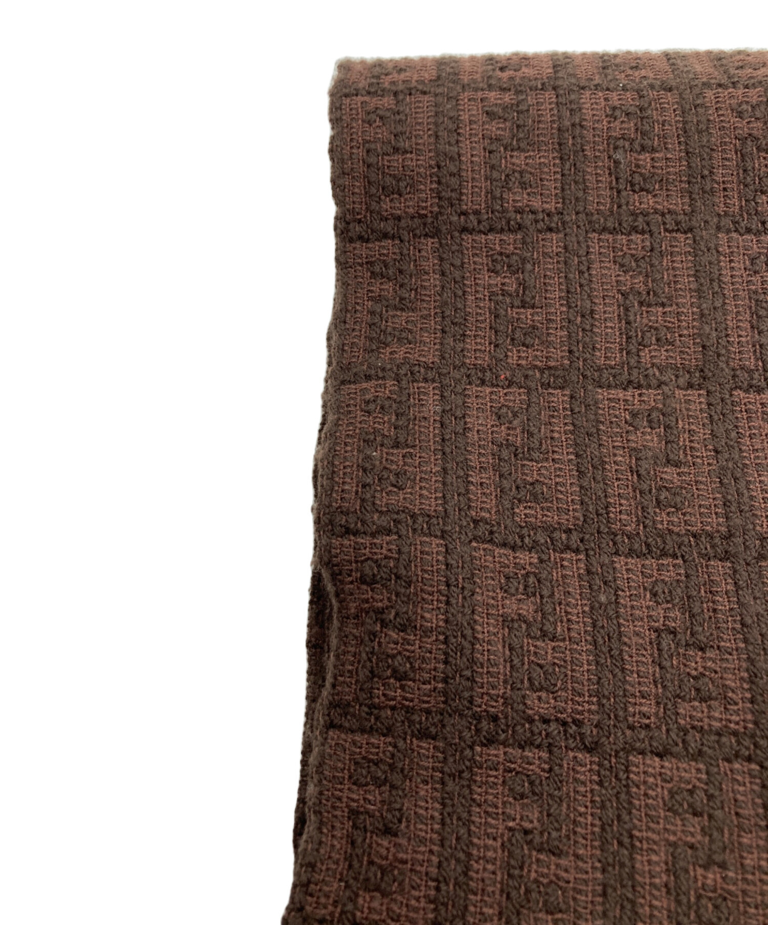 中古・古着通販】FENDI (フェンディ) ズッカ柄マフラー ブラウン