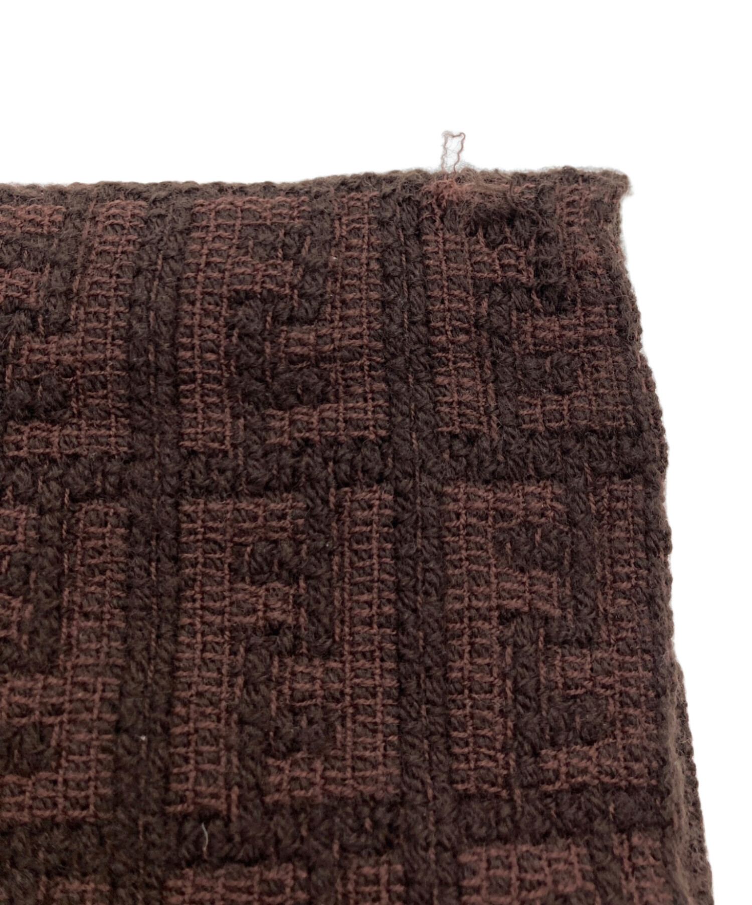 中古・古着通販】FENDI (フェンディ) ズッカ柄マフラー ブラウン