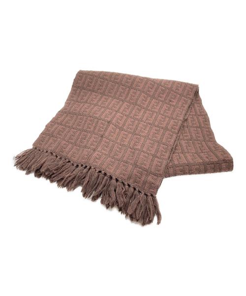 中古・古着通販】FENDI (フェンディ) ズッカ柄マフラー ブラウン