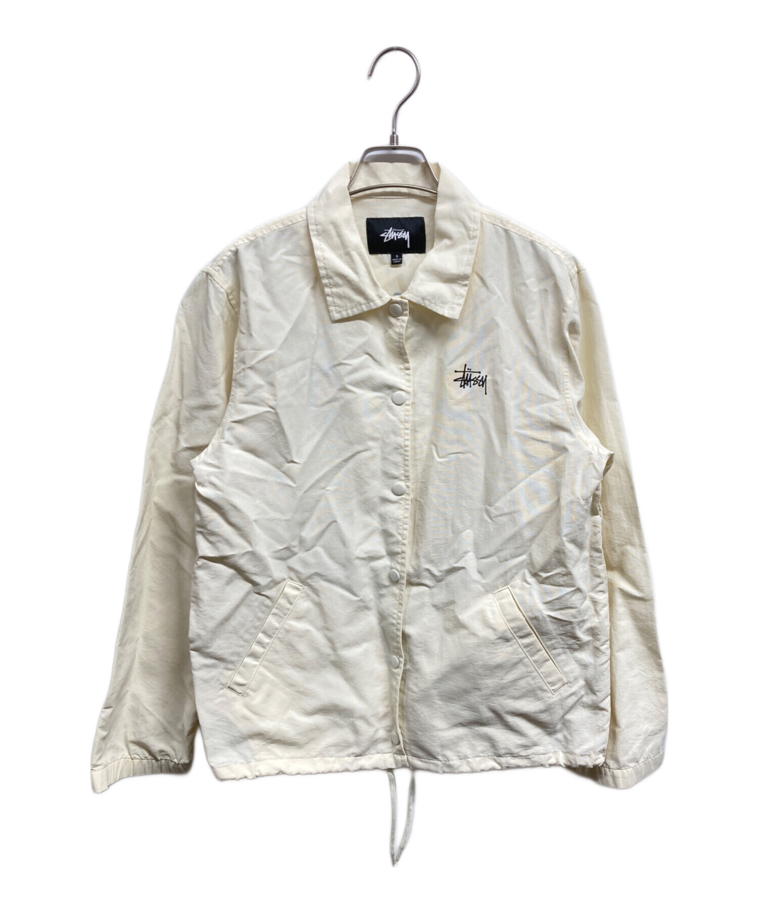 中古・古着通販】stussy (ステューシー) コーチジャケット ベージュ