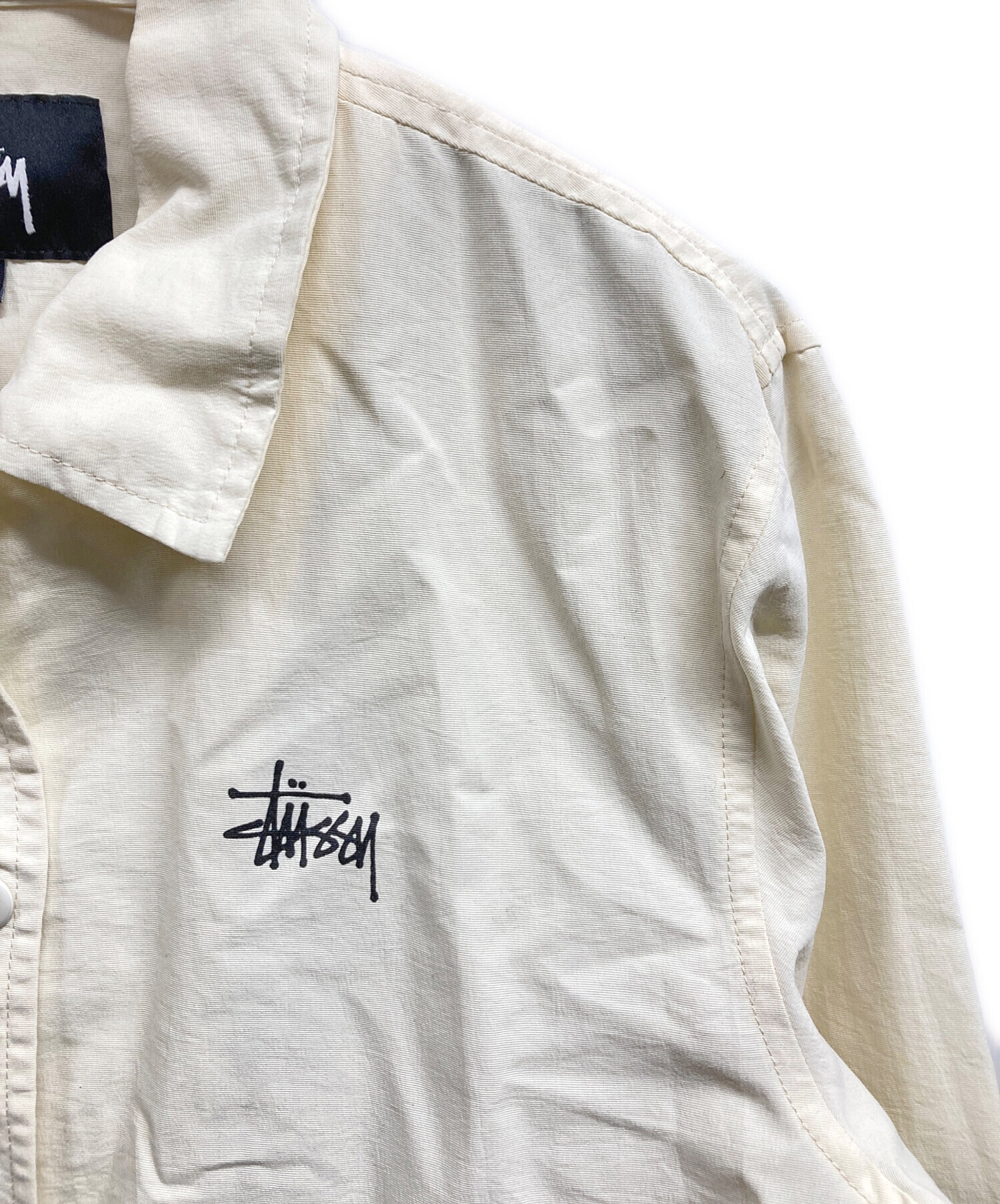 中古・古着通販】stussy (ステューシー) コーチジャケット ベージュ