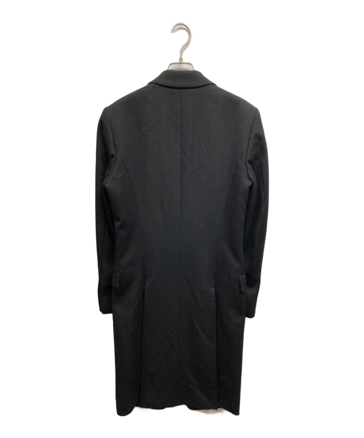 中古・古着通販】ato (アトウ) チェスターコート ブラック サイズ:44