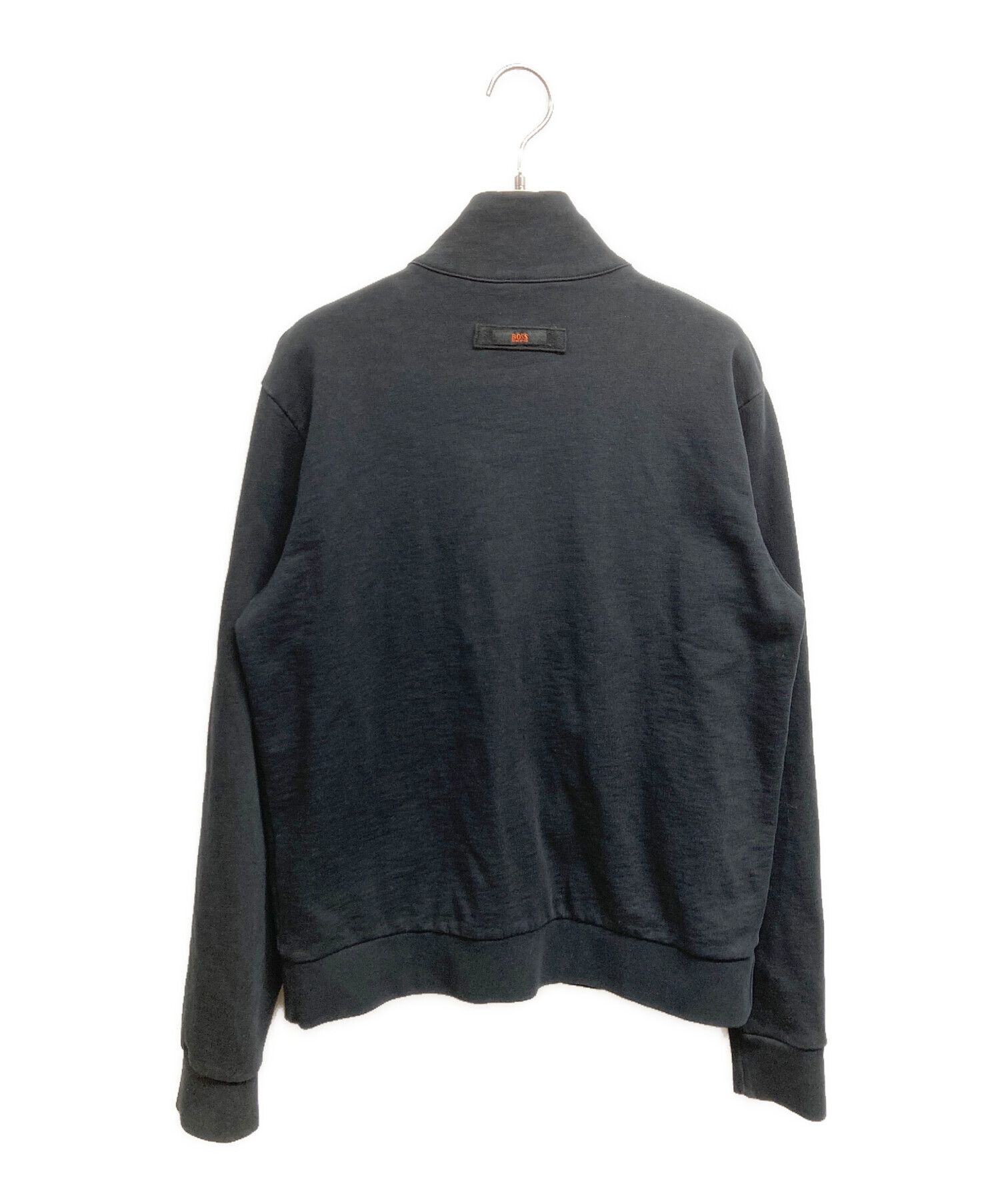 中古・古着通販】BOSS (ボス) ジップアップスウェット ブラック サイズ 