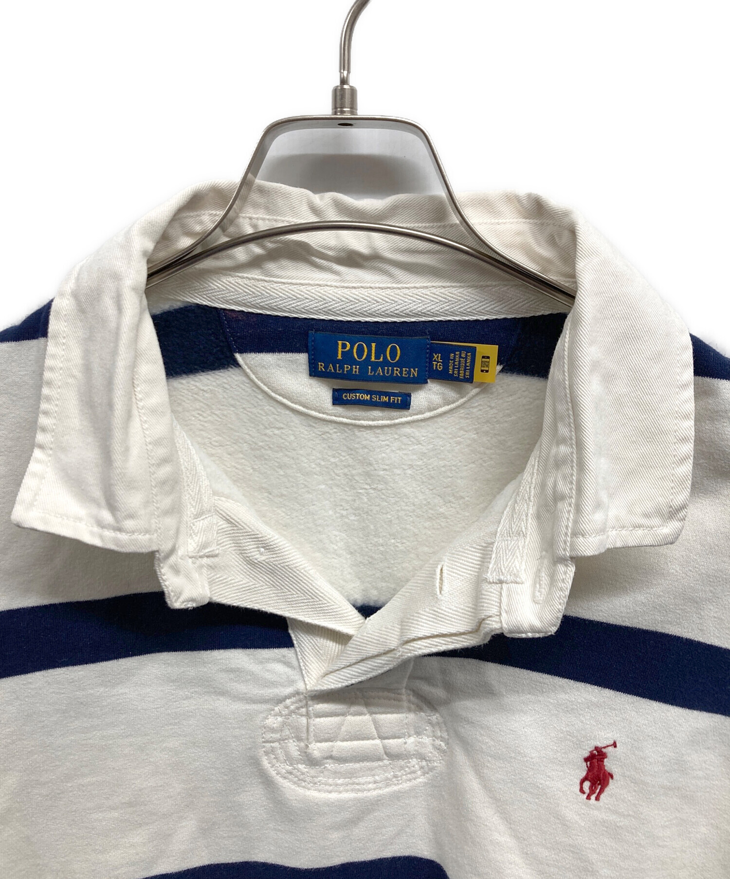 POLO ラガーシャツ ポロ　古着　メンズ　XL 中古・古着通販】POLO RALPH LAUREN (ポロ・ラルフローレン) ラガー