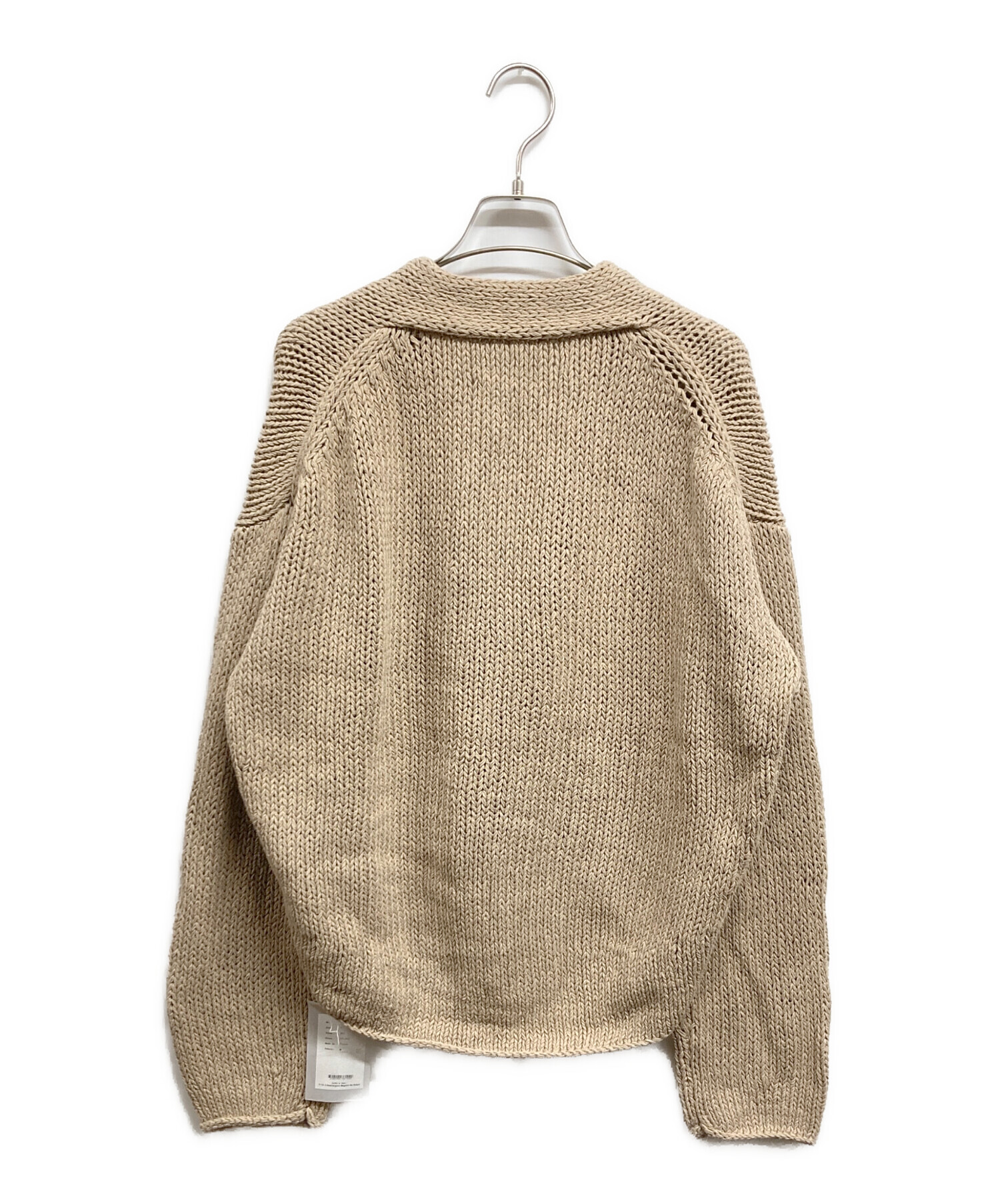 中古・古着通販】TODAYFUL (トゥデイフル) Uneck Hand Knit ベージュ