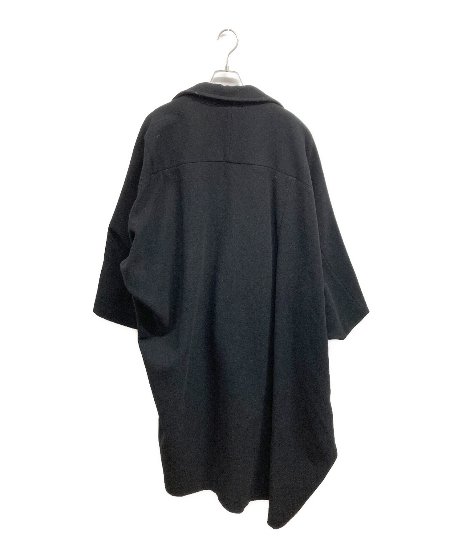 LIMI feu リミフー◆黒ロングコート◆サイズＭ〜Ｌ 中古・古着通販】LIMI feu (リミフゥ) ロングコート ブラック サイズ:2