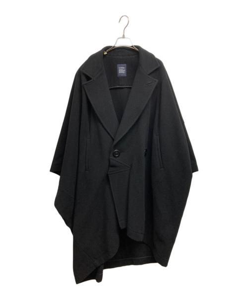 【美品】LIMI feu ドルマン スリーブ ハーフコート ジャケット ブラック ポイントアップ】AURORA TEX DOWN FIELD HALF COAT|オーロラテックス