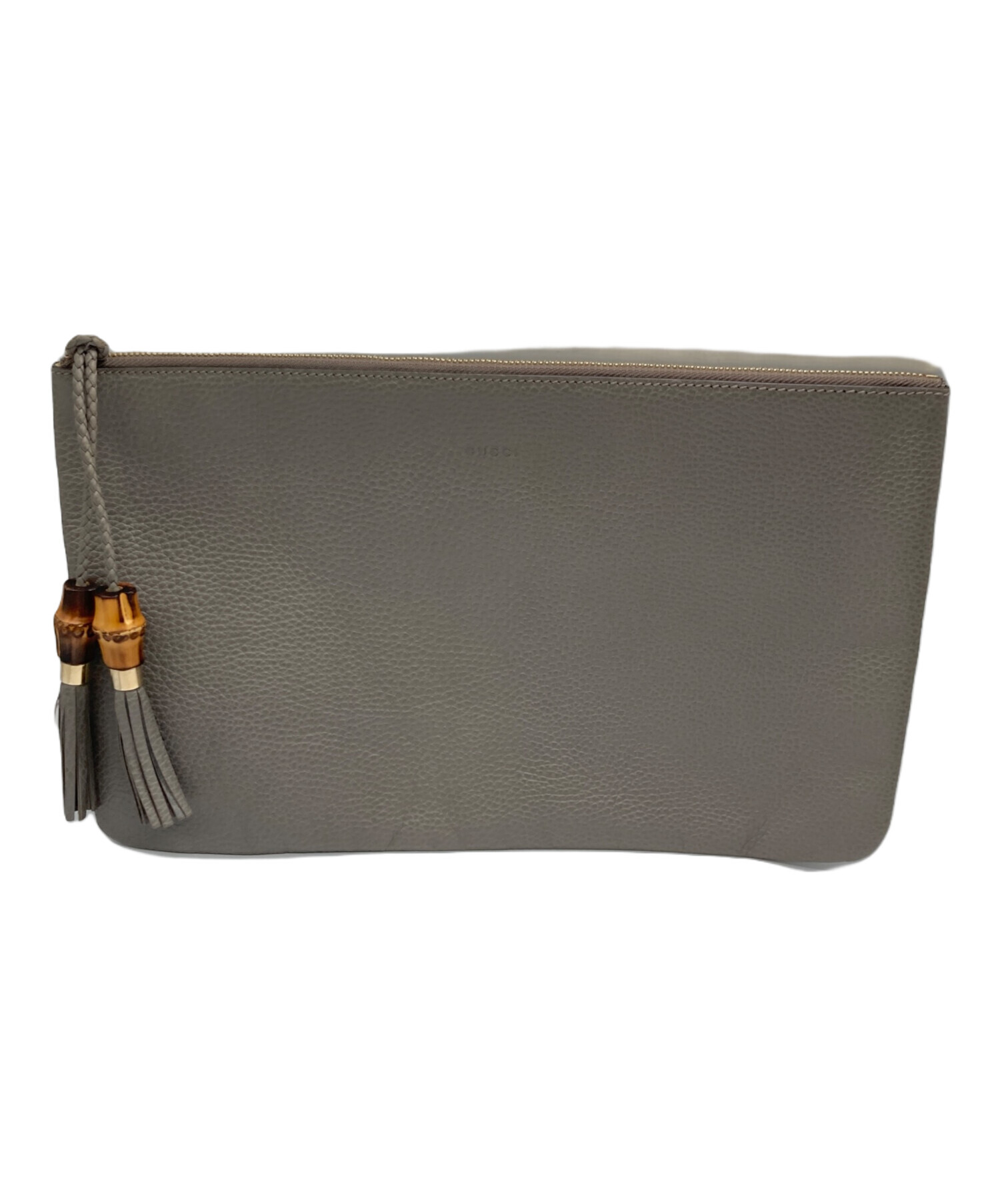 極美品◎グッチ　クラッチバッグ　セカンドバッグ　バンブータッセル 中古・古着通販】GUCCI (グッチ) バンブータッセルクラッチバッグ