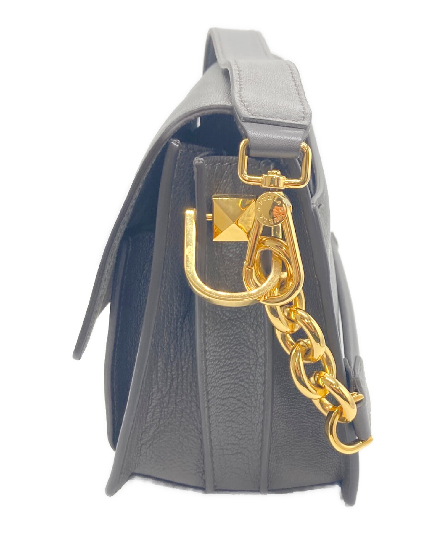 中古・古着通販】FURLA (フルラ) ショルダーバッグ ブラック｜ブランド